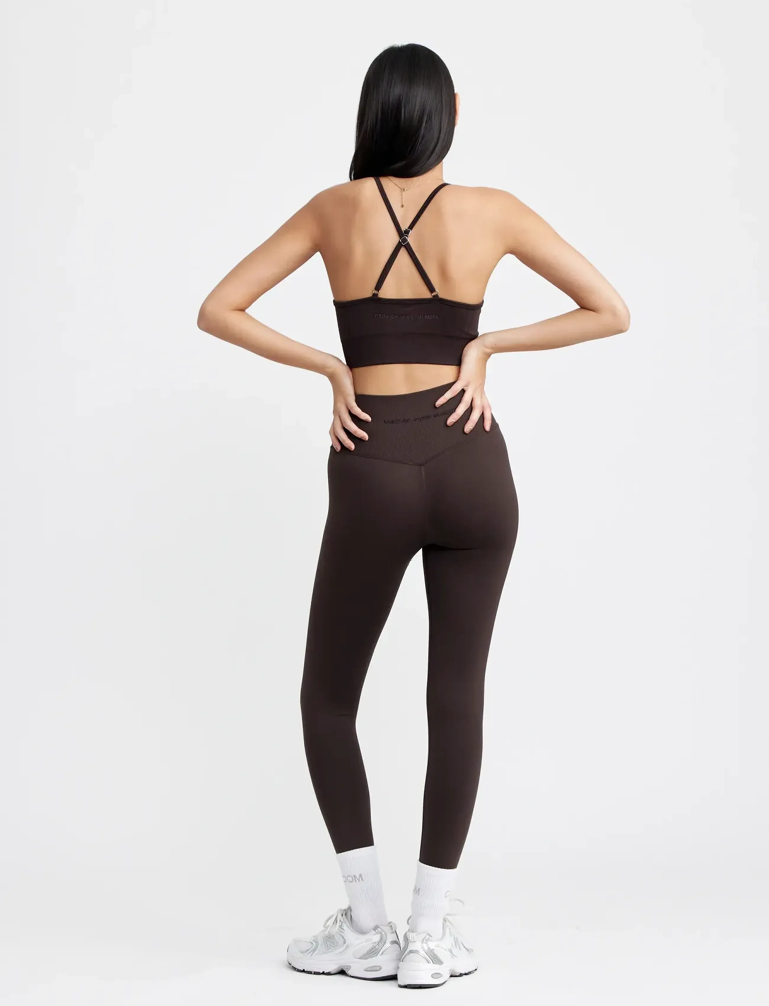 Drop of Mindfulness - SIGNATURE SEAMLESS TIGHTS - træningstights - dark brown - 5