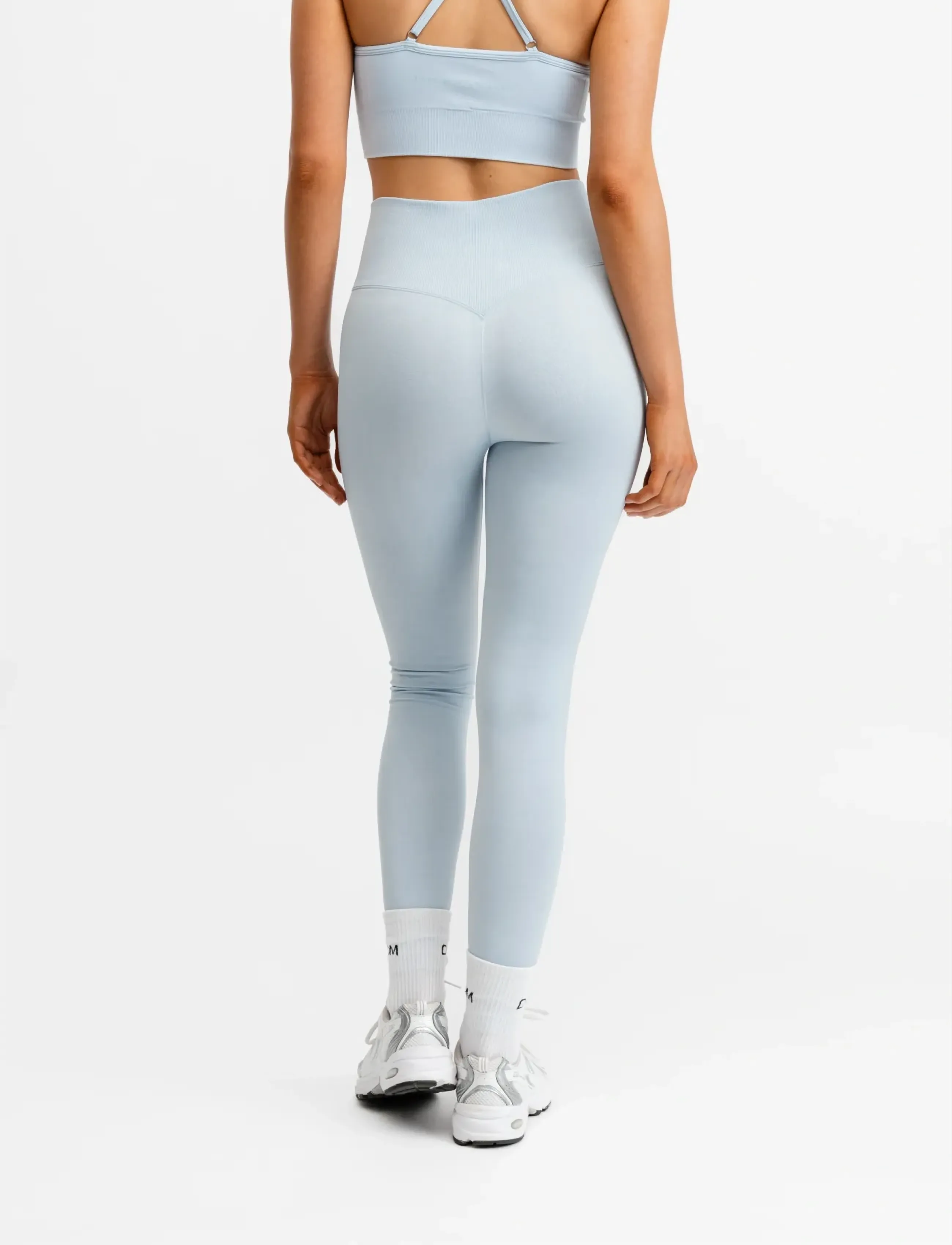 Drop of Mindfulness - SIGNATURE SEAMLESS TIGHTS - træningstights - light blue - 3