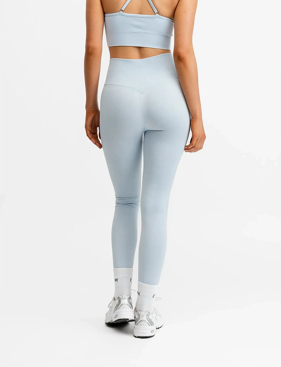 Drop of Mindfulness - SIGNATURE SEAMLESS TIGHTS - seamless tights - light blue - 3