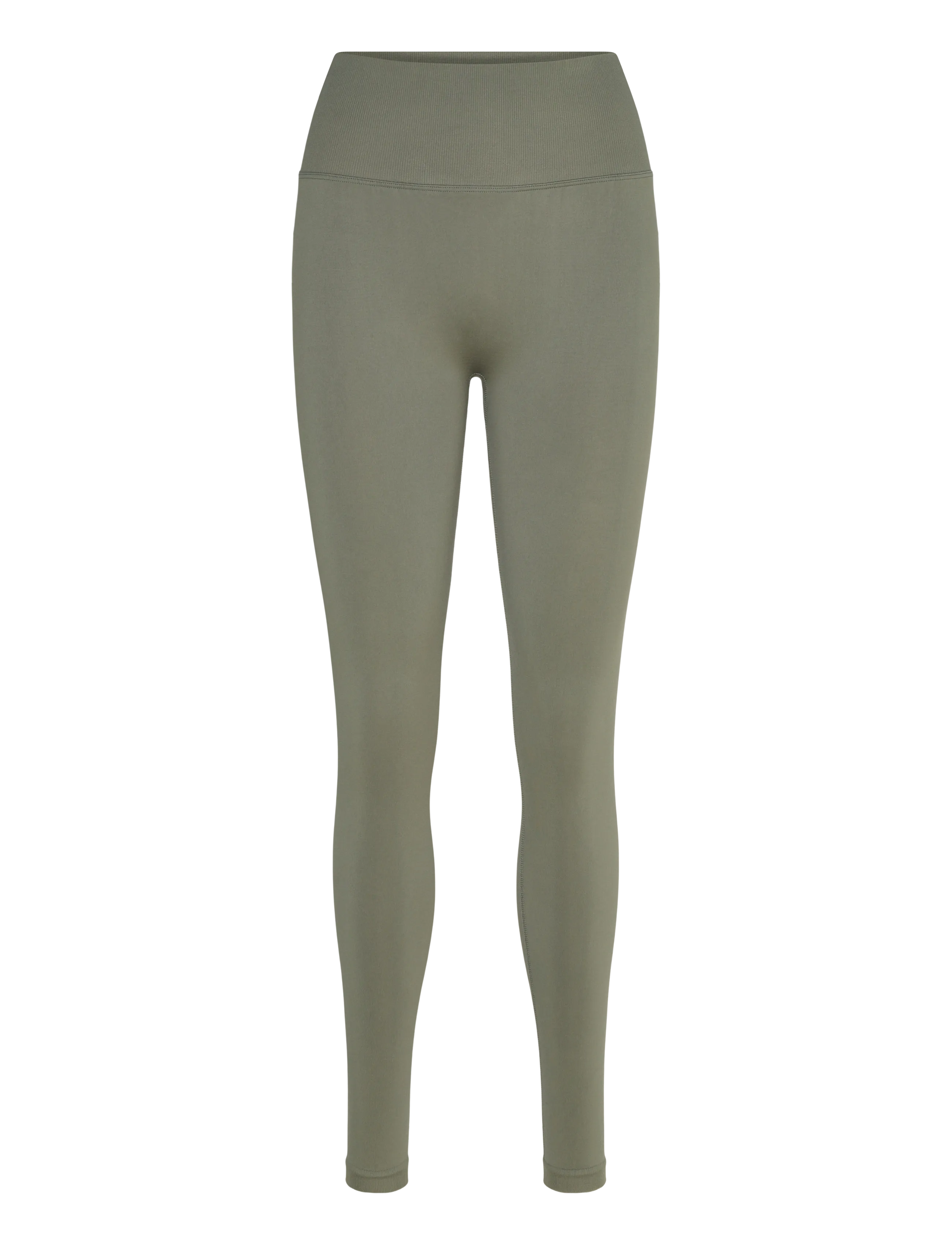 DROP OF MINDFULNESS Signature Seamless Strumpfhose Khaki - XS - Damen