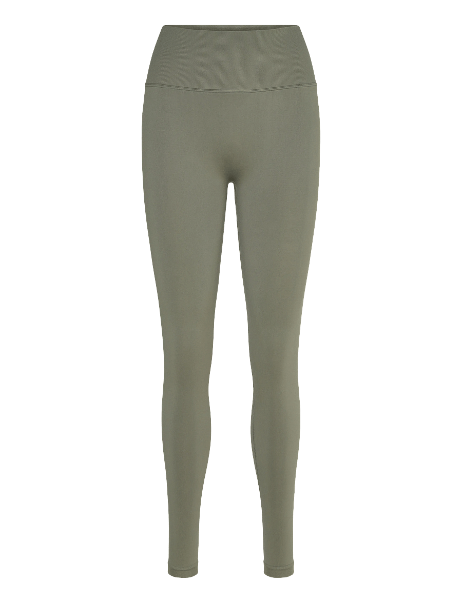 Drop of Mindfulness - SIGNATURE SEAMLESS TIGHTS - seamless tights - agave green - 1