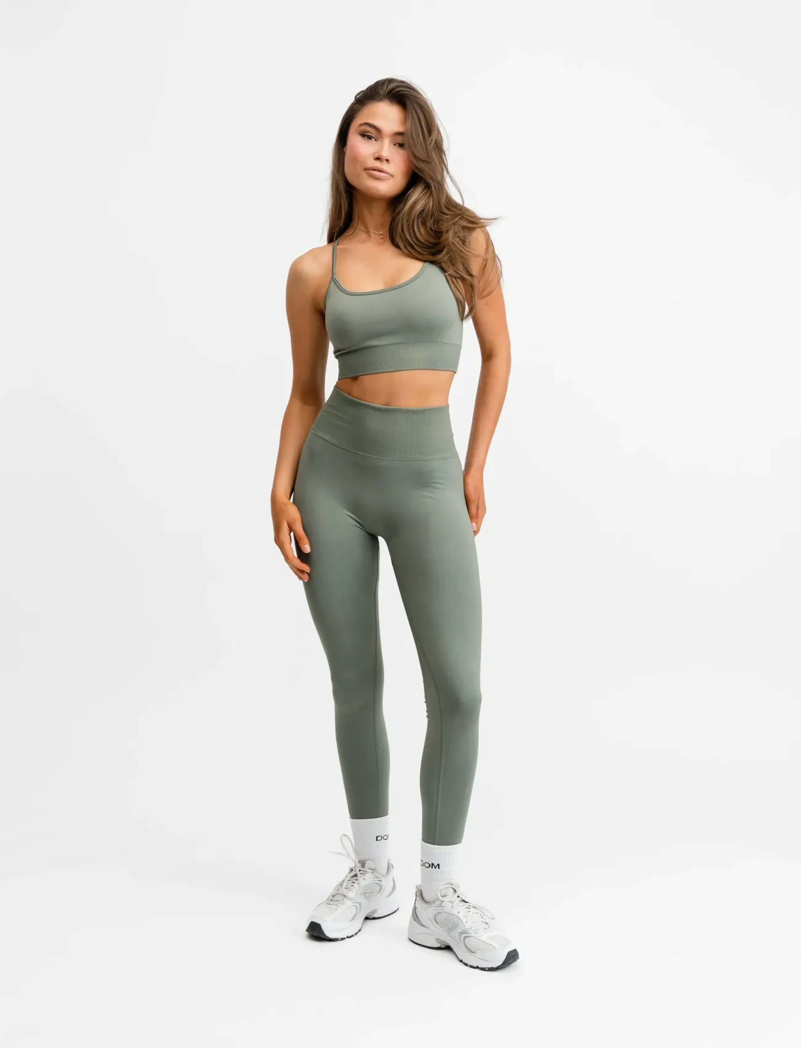 Drop of Mindfulness - SIGNATURE SEAMLESS TIGHTS - træningstights - agave green - 4