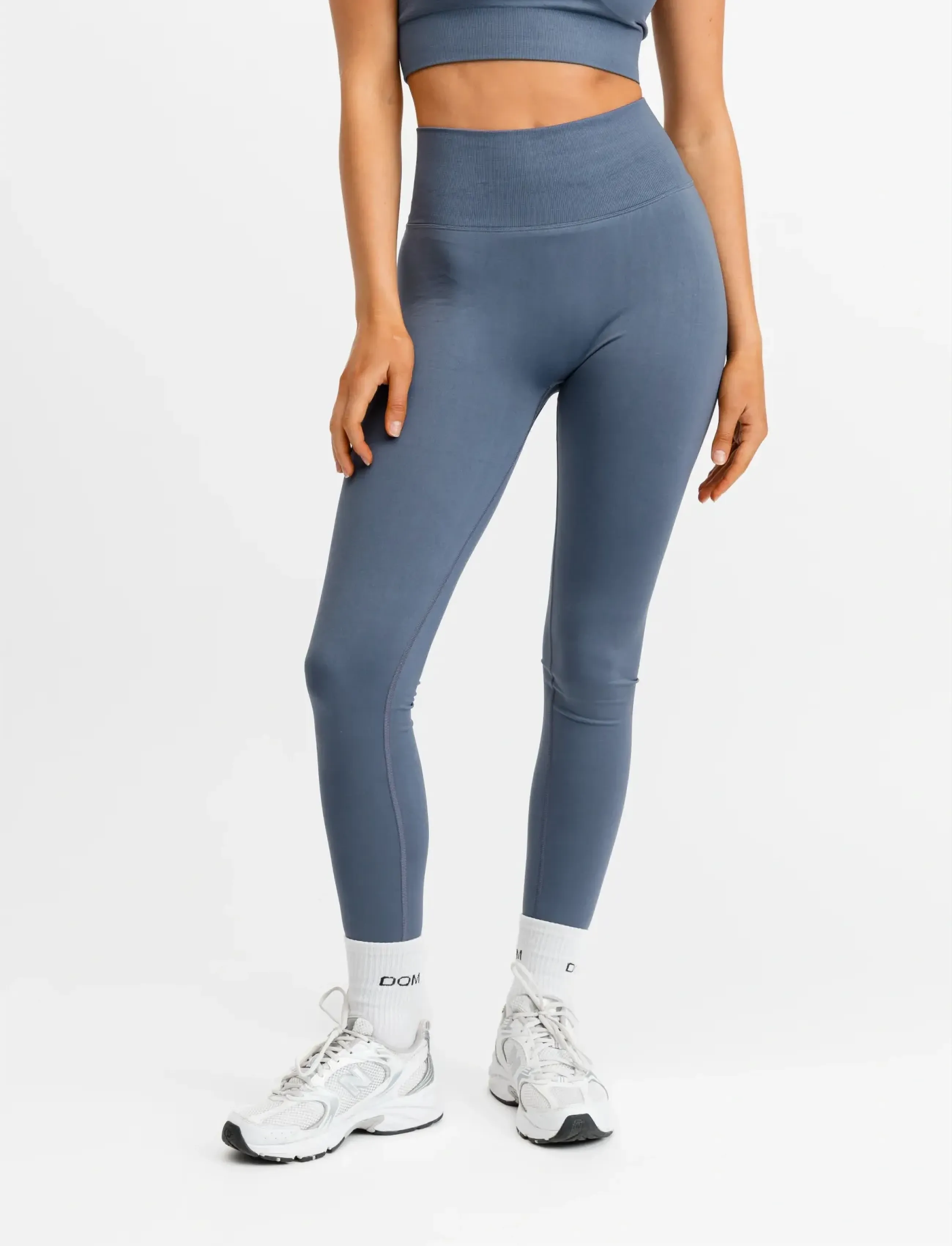 Drop of Mindfulness Signature Seamless Tights, M, Navy, Sport Tights > Sport Seamless Tights, Dame