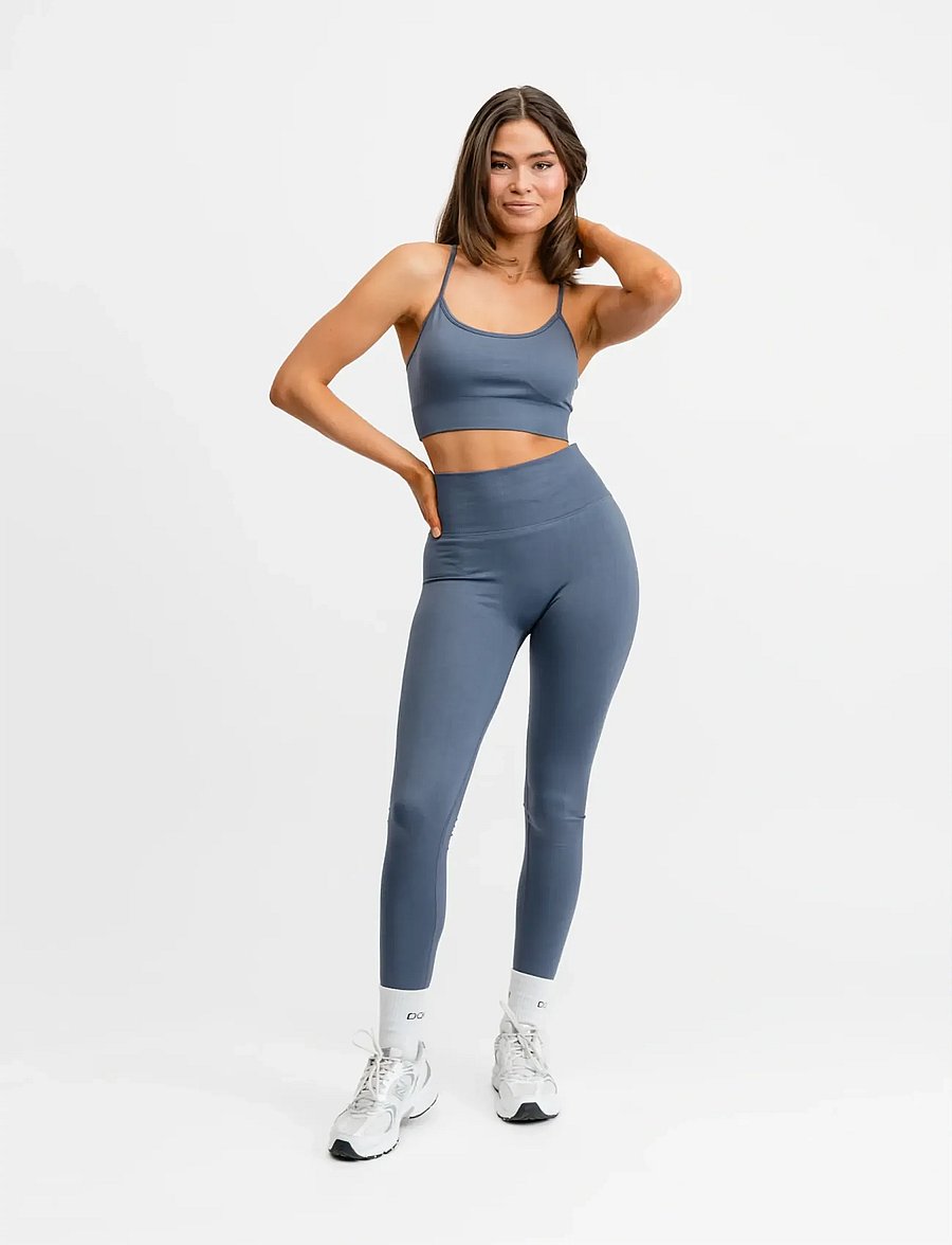 Drop of Mindfulness - SIGNATURE SEAMLESS TIGHTS - seamless tights - navy - 4