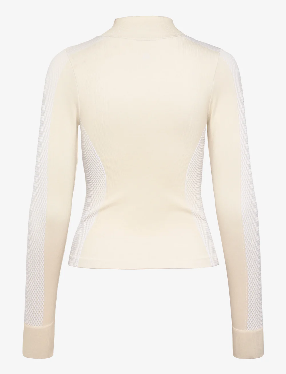 Drop of Mindfulness - SEAMLESS HALF ZIP BASE LAYER - underställströjor - cream white - 2