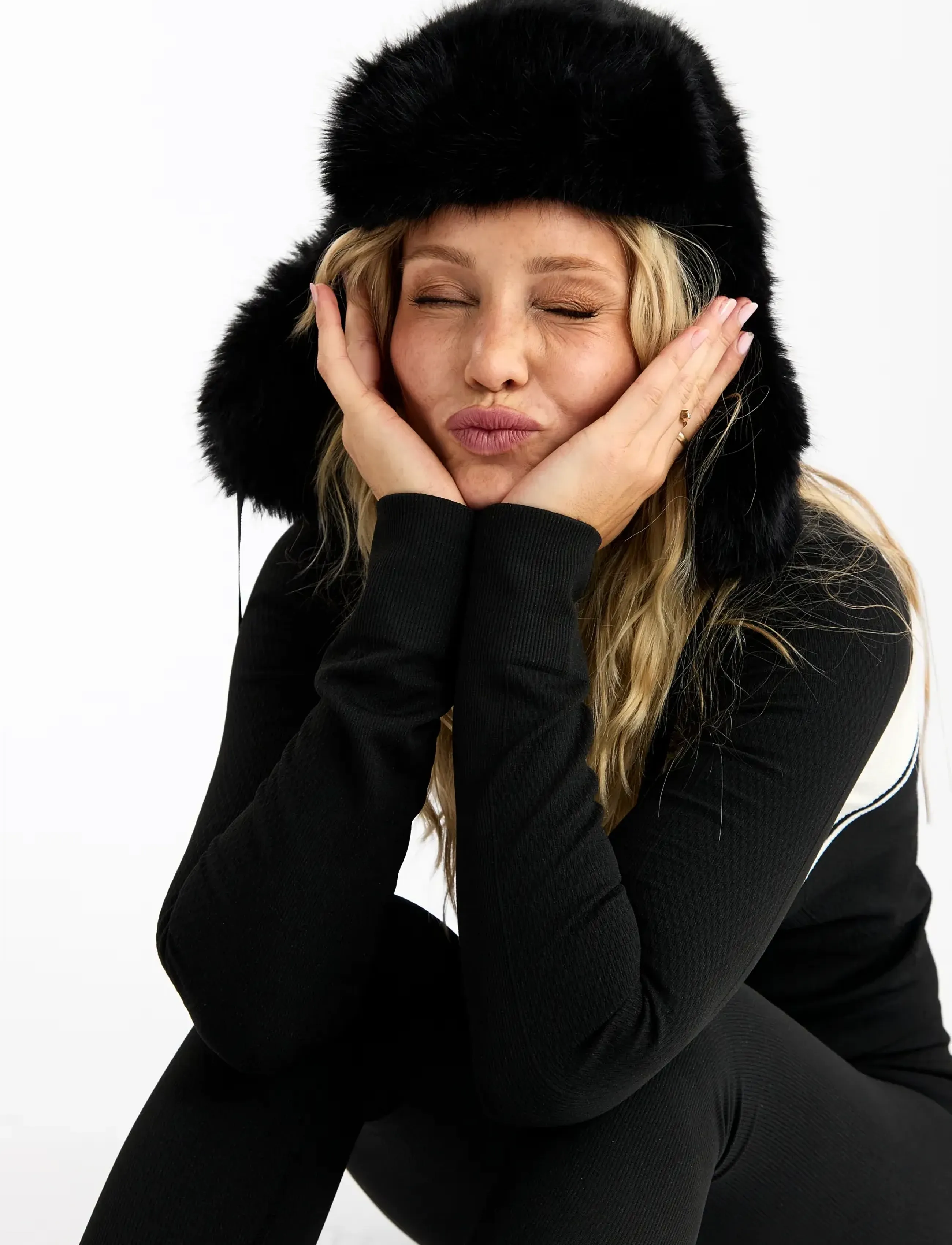 Drop of Mindfulness - SEAMLESS HALF ZIP BASE LAYER - base layer tops - black aprÈs - 5