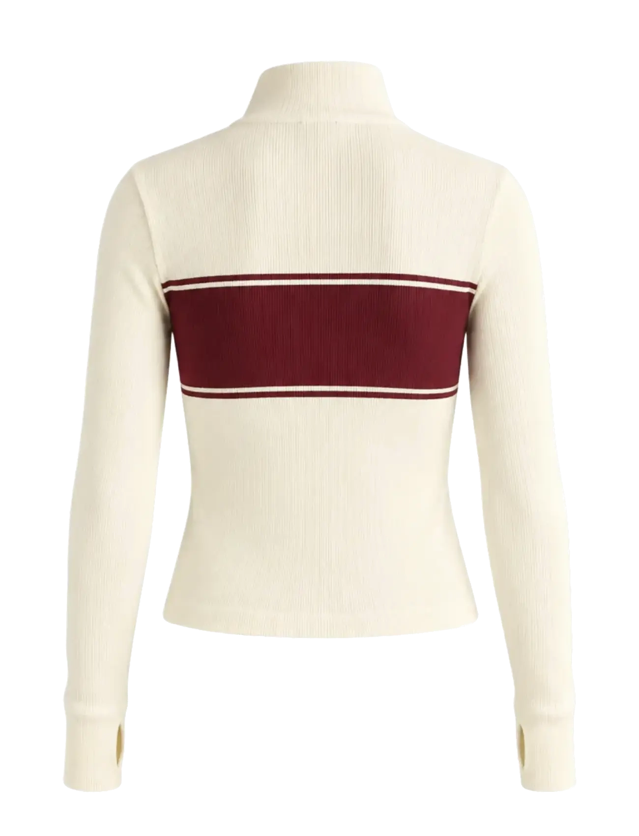 Drop of Mindfulness - SEAMLESS HALF ZIP BASE LAYER - base layer tops - cream white aprÈs - 2