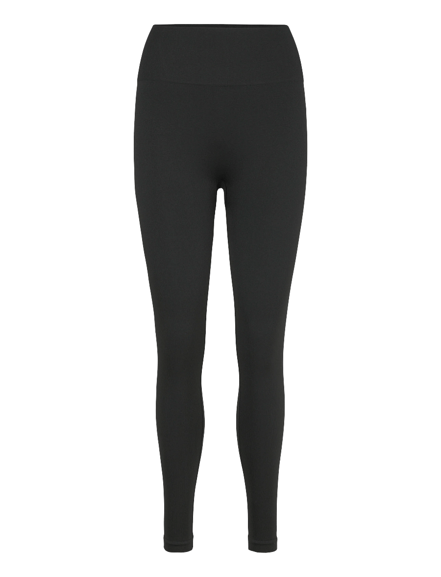Drop of Mindfulness - SEAMLESS BASE LAYER TIGHTS - seamless tights - black - 1