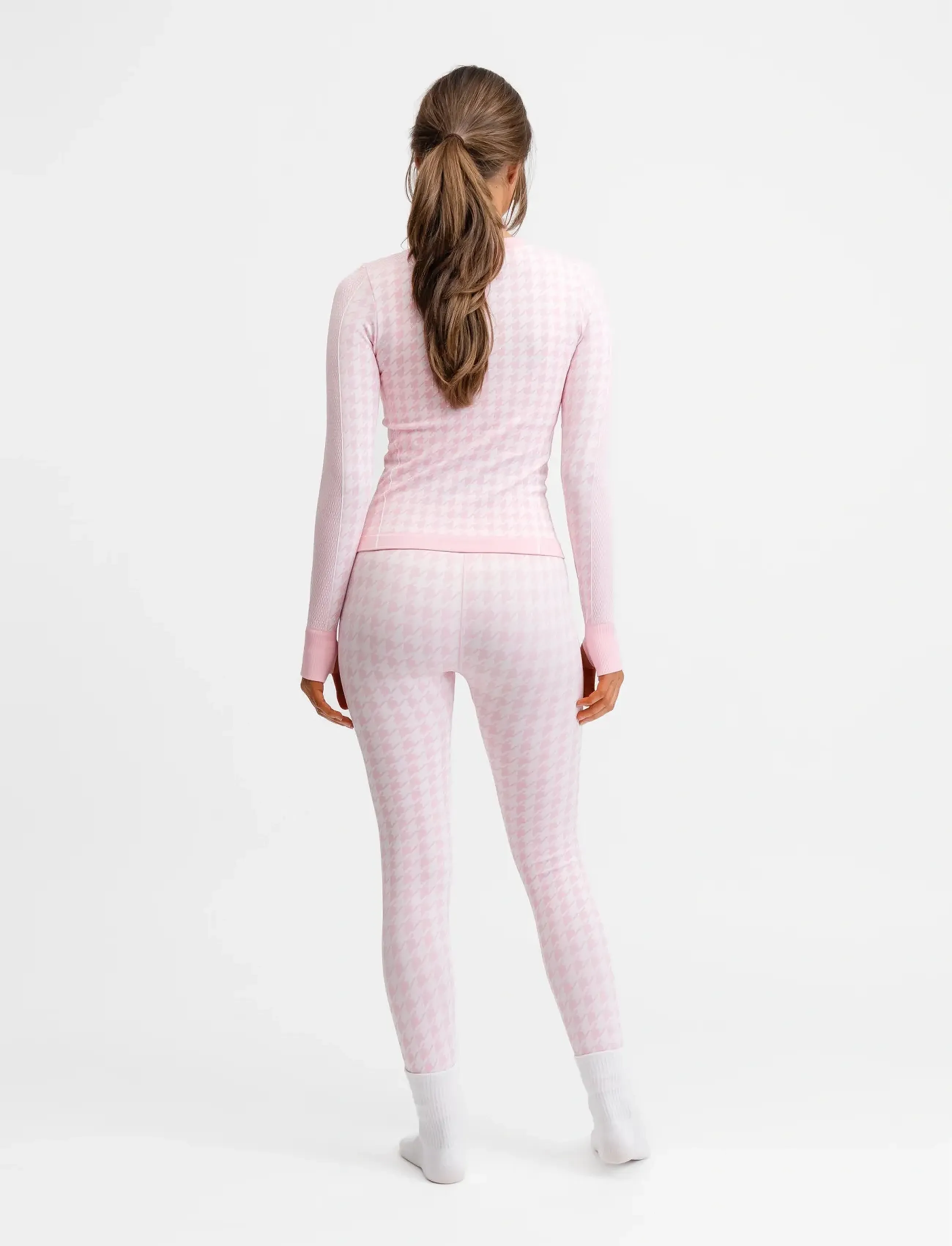 Drop of Mindfulness - SEAMLESS BASE LAYER TIGHTS - seamless tights - pink - 5