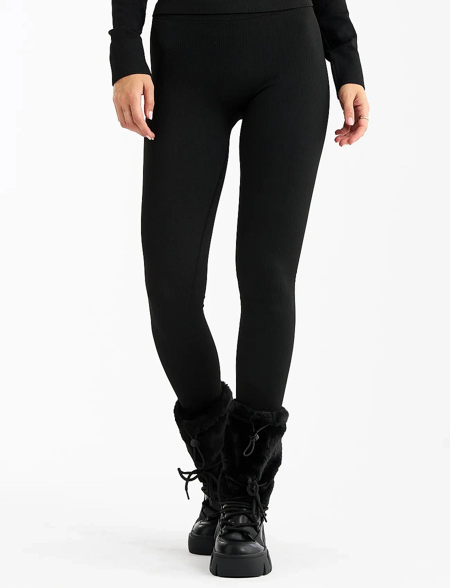 Drop of Mindfulness - SEAMLESS BASE LAYER TIGHTS - black aprÈs - 0