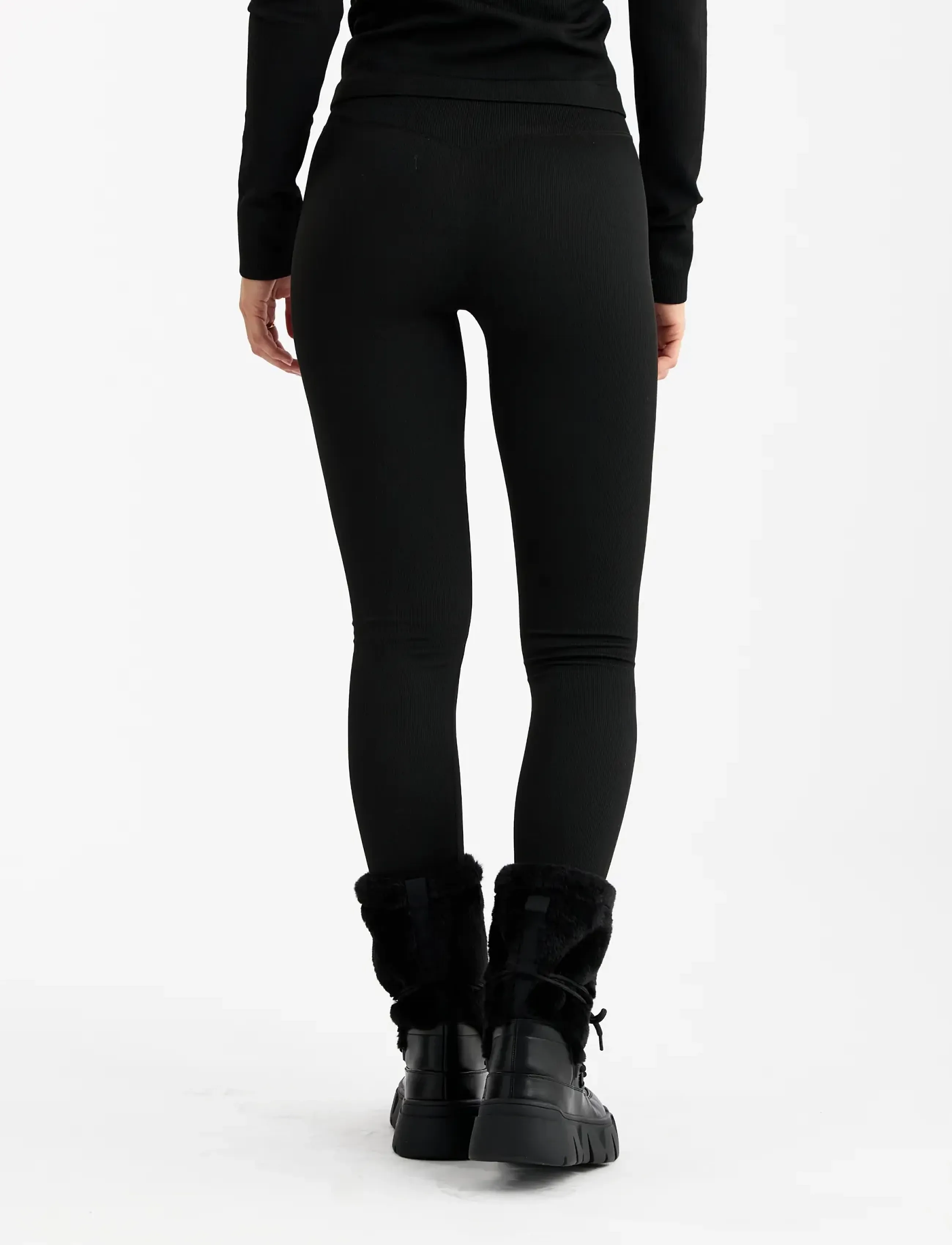 Drop of Mindfulness - SEAMLESS BASE LAYER TIGHTS - black aprÈs - 3