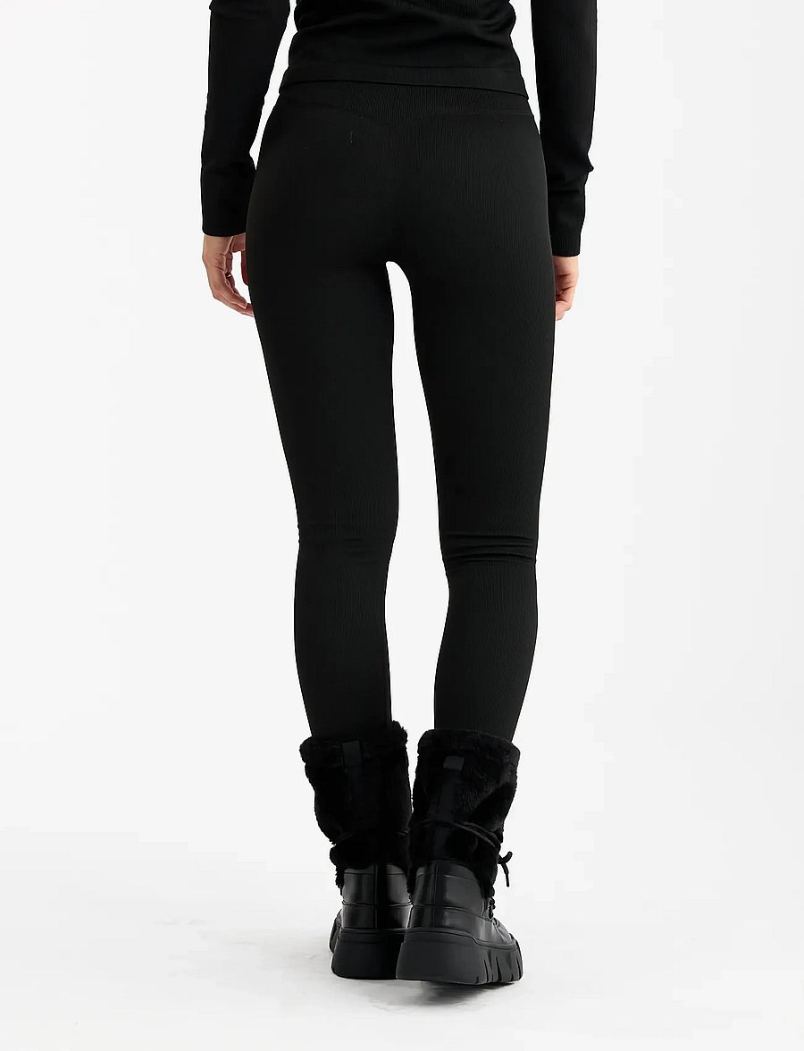Drop of Mindfulness - SEAMLESS BASE LAYER TIGHTS - black aprÈs - 3