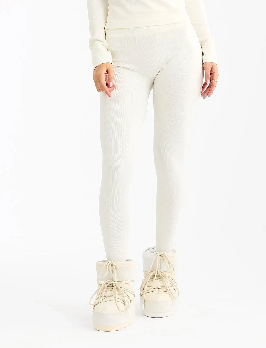 Drop of Mindfulness - SEAMLESS BASE LAYER TIGHTS - seamless tights - cream white aprÈs - 0
