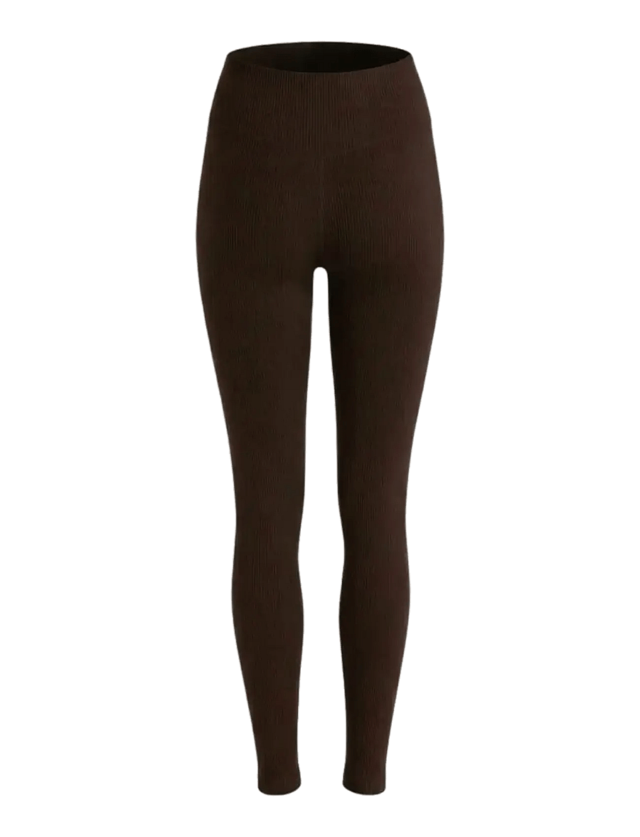 Drop of Mindfulness - SEAMLESS BASE LAYER TIGHTS - seamless tights - dark brown - 2