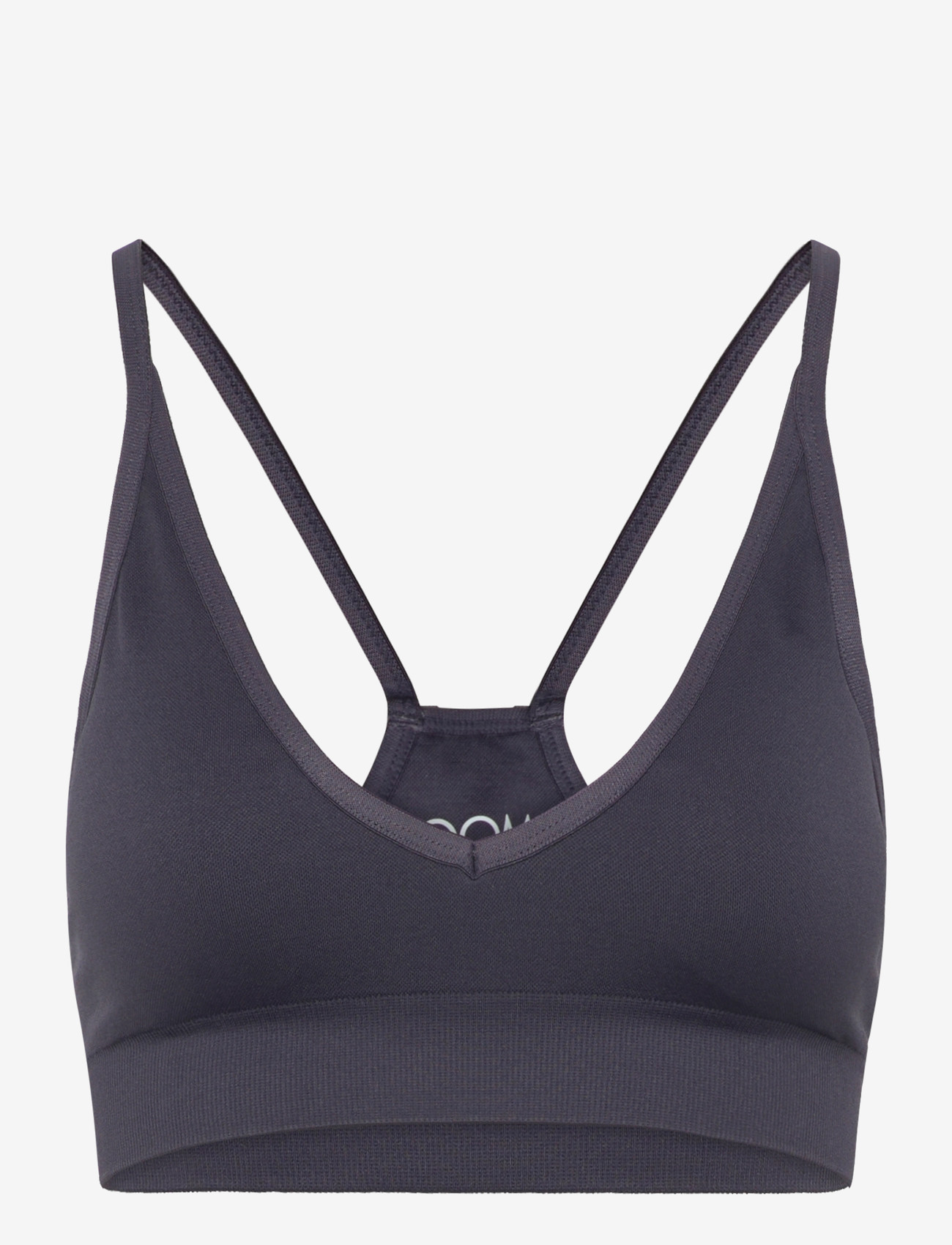 Drop of Mindfulness - SEAMLESS V SHAPE BRA - sport-bhs - charcoal - 1