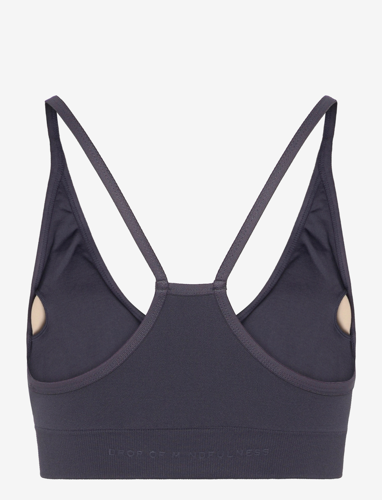 Drop of Mindfulness - SEAMLESS V SHAPE BRA - sport-bhs - charcoal - 2