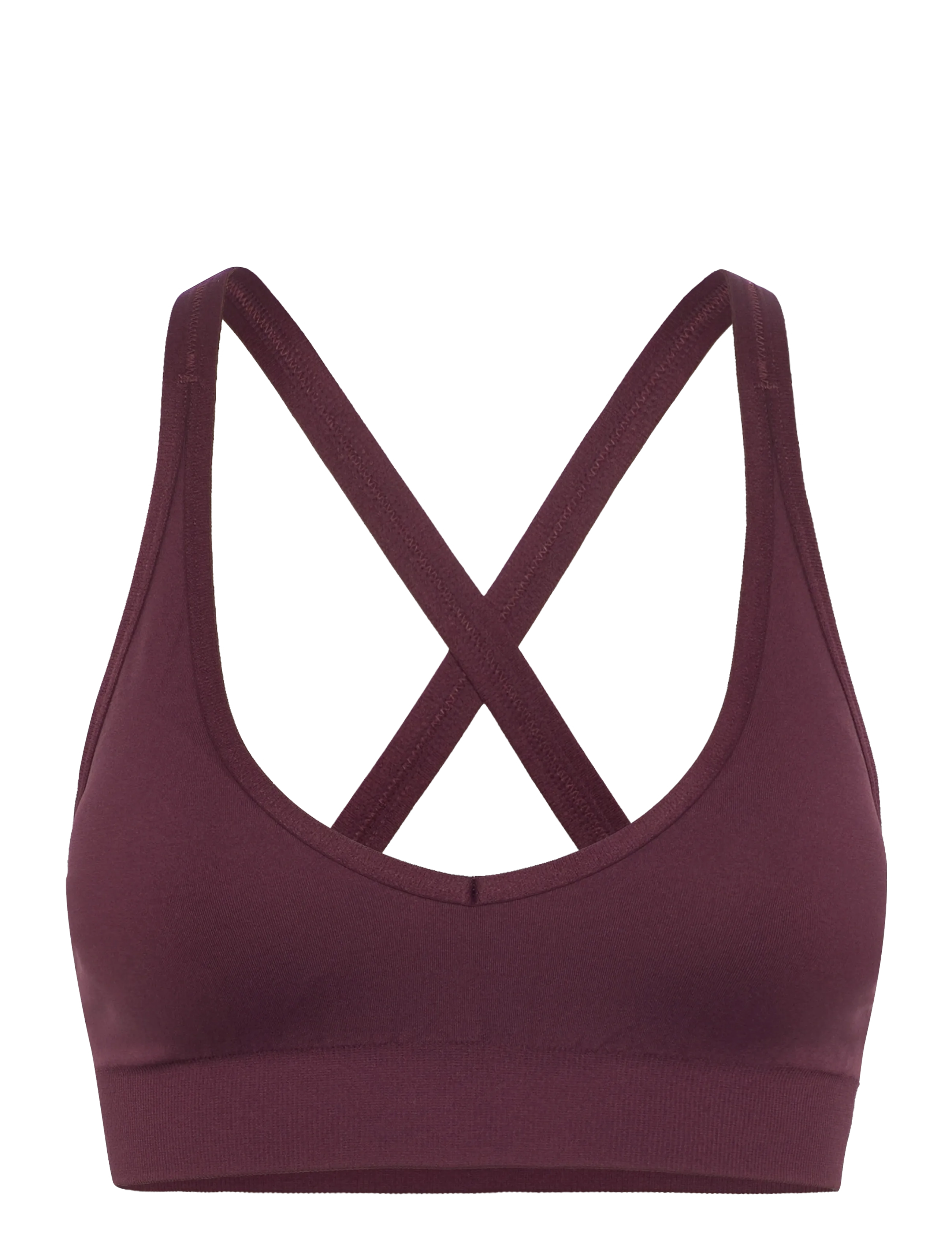 Drop of Mindfulness SIGNATURE SEAMLESS V SHAPE BRA - Drop of Mindfulness - CHERRY LACQUER / burgundy