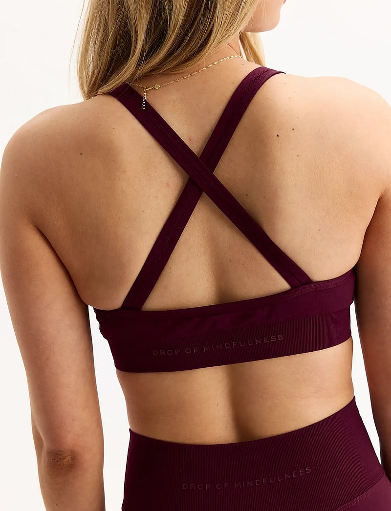 Drop of Mindfulness - SIGNATURE SEAMLESS V SHAPE BRA - sport bh:ar - cherry lacquer - 5