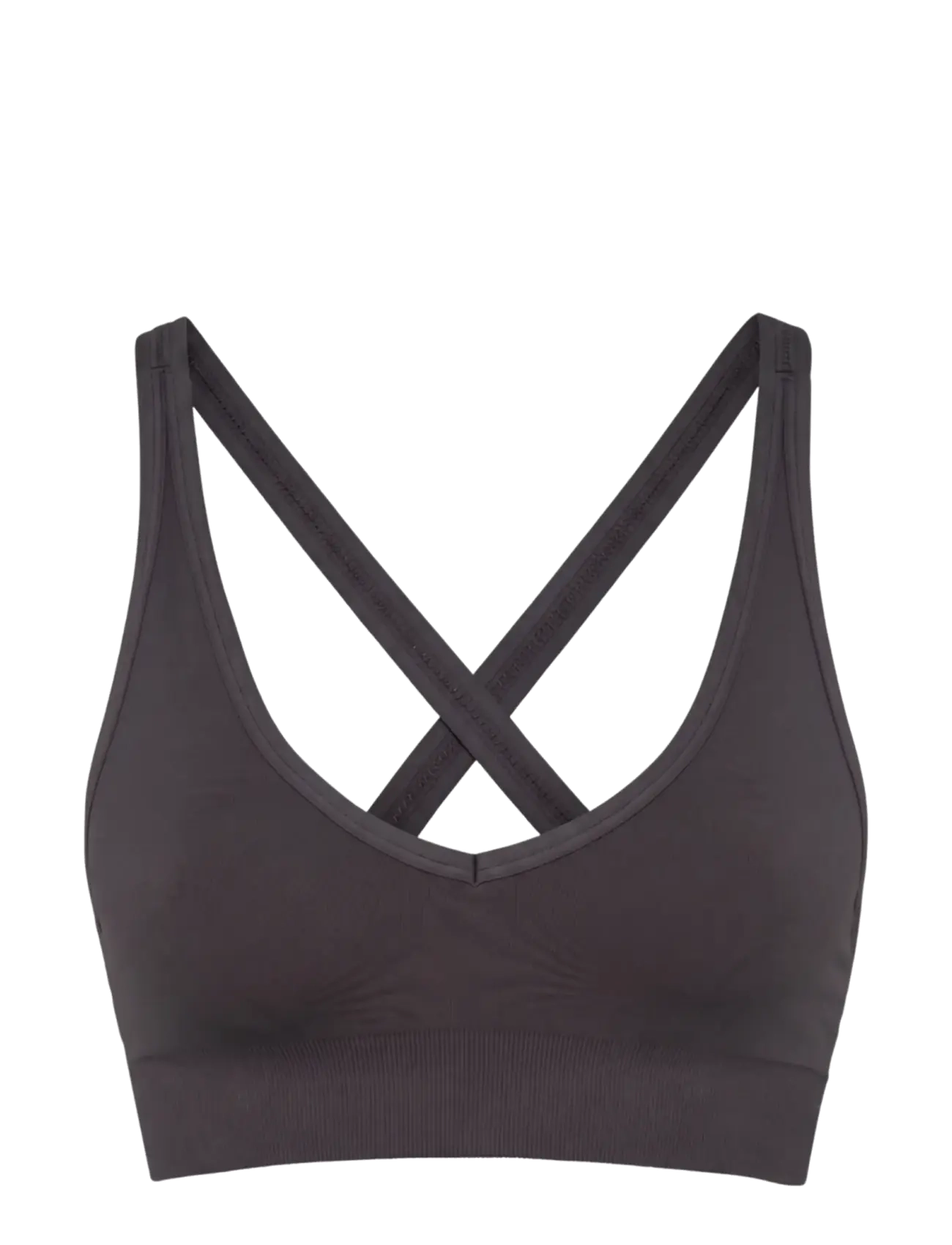 Drop of Mindfulness SIGNATURE SEAMLESS V SHAPE BRA - Underkläder - IRON GREY / grey