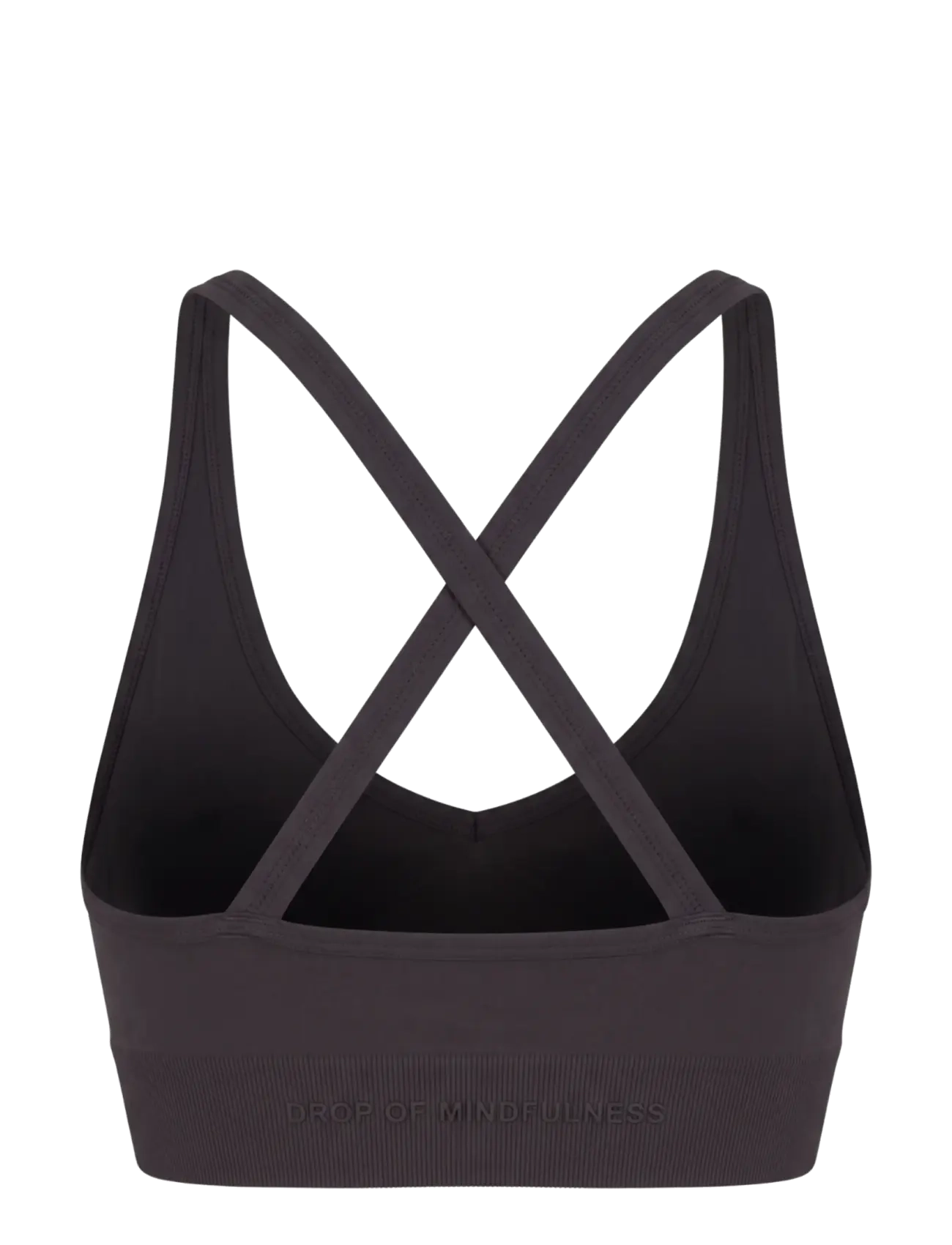 Drop of Mindfulness - SIGNATURE SEAMLESS V SHAPE BRA - iron grey - 2