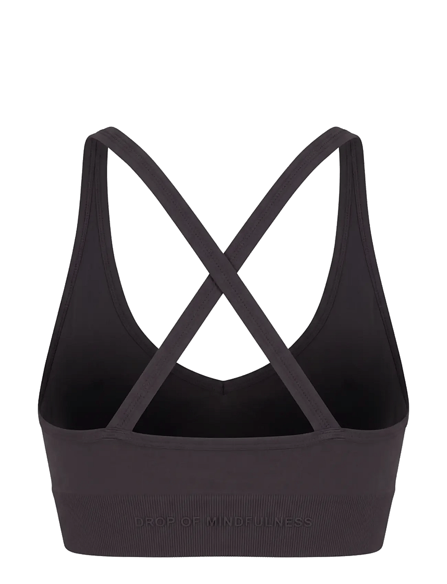 Drop of Mindfulness - SIGNATURE SEAMLESS V SHAPE BRA - iron grey - 2
