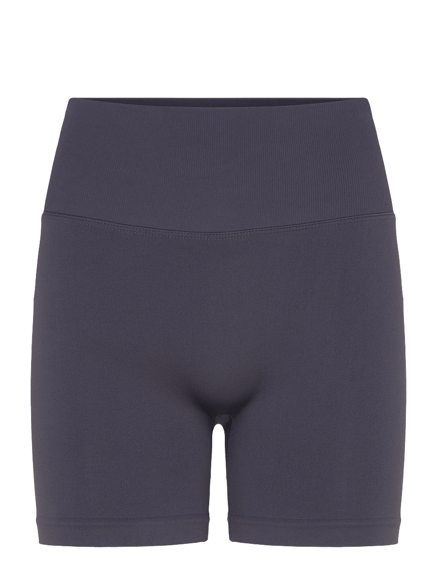 Drop of Mindfulness - SEAMLESS SCRUNCH BIKE SHORTS - 1/2 længde - charcoal - 1