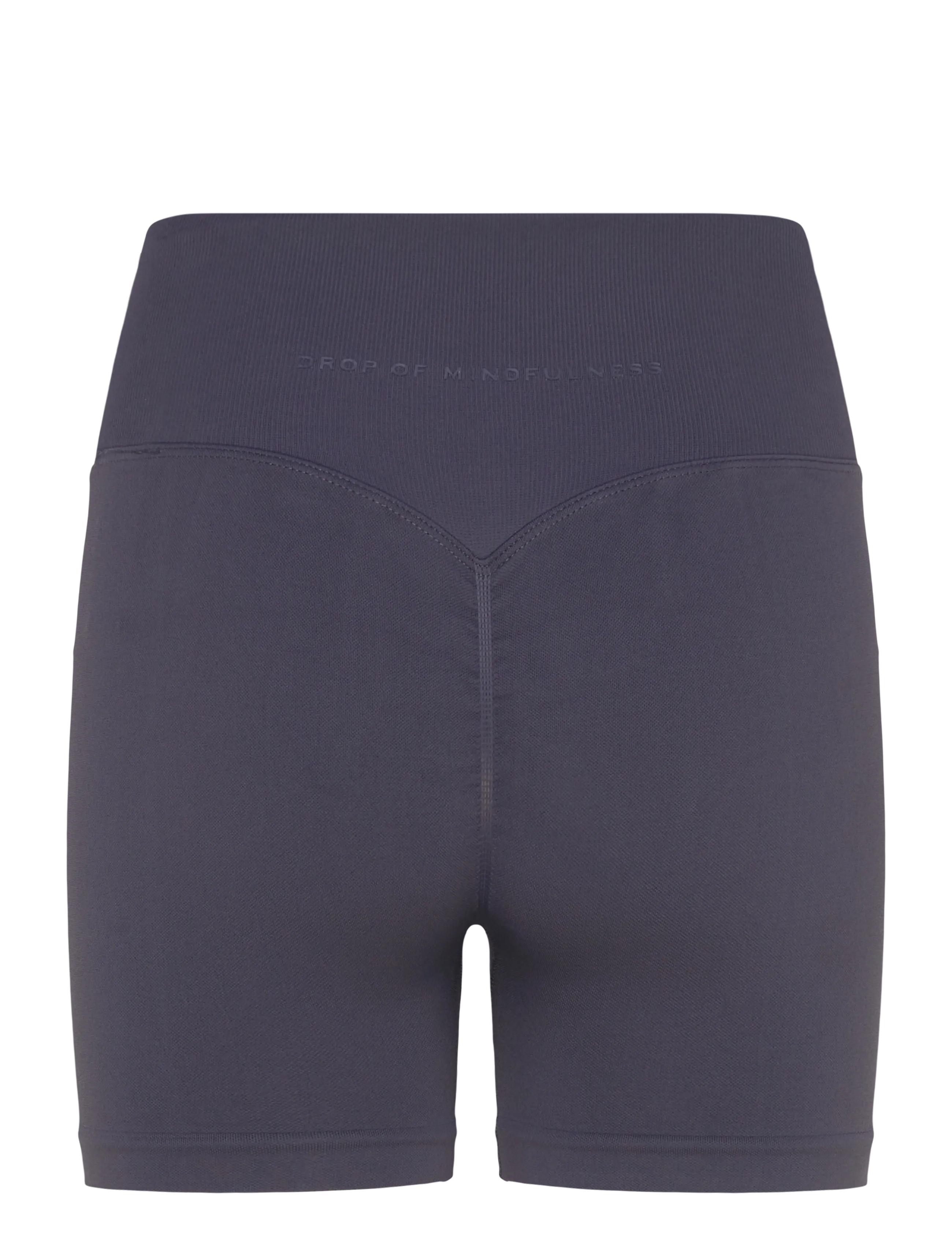 Drop of Mindfulness - SEAMLESS SCRUNCH BIKE SHORTS - 1/2 længde - charcoal - 2