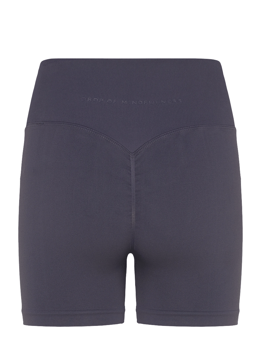 Drop of Mindfulness - SEAMLESS SCRUNCH BIKE SHORTS - 1/2 længde - charcoal - 2