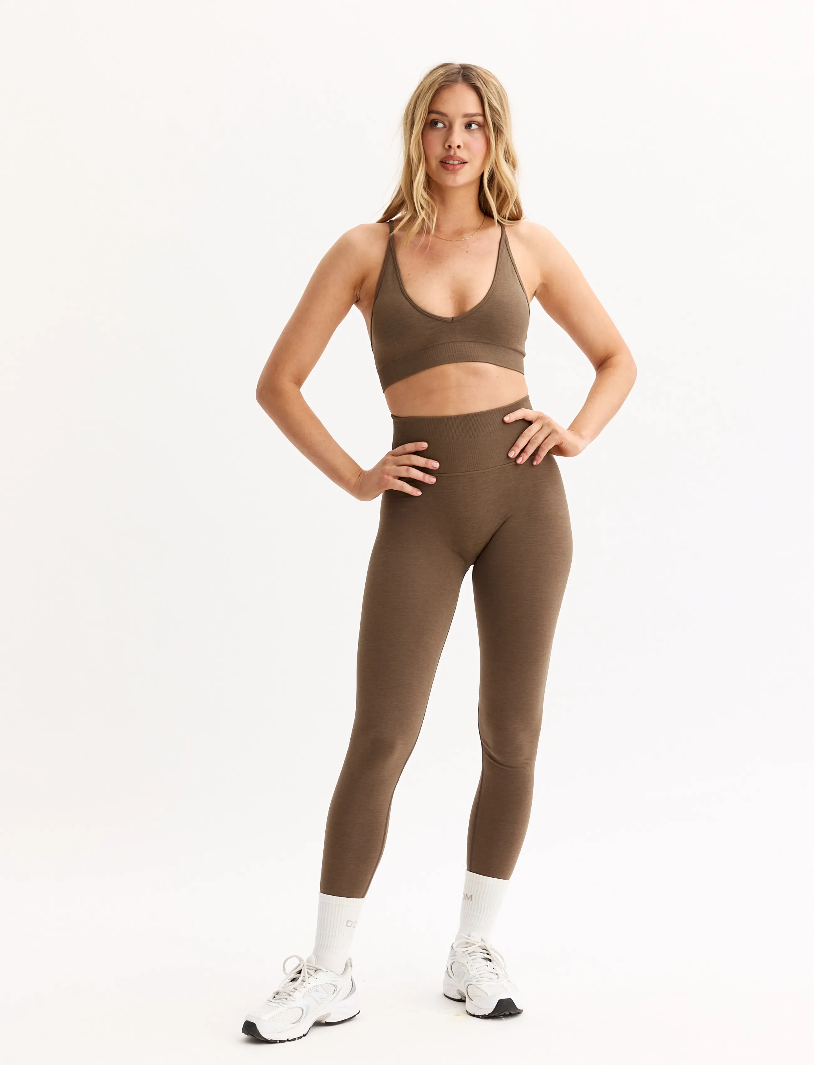 Drop of Mindfulness - SEAMLESS DELIGHT V SHAPE BRA - sport-bhs - hazel melange - 4