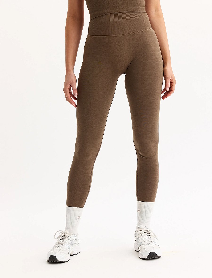 Drop of Mindfulness - SEAMLESS DELIGHT INVISIBLE SCRUNCH TIGHTS - hazel melange - 0