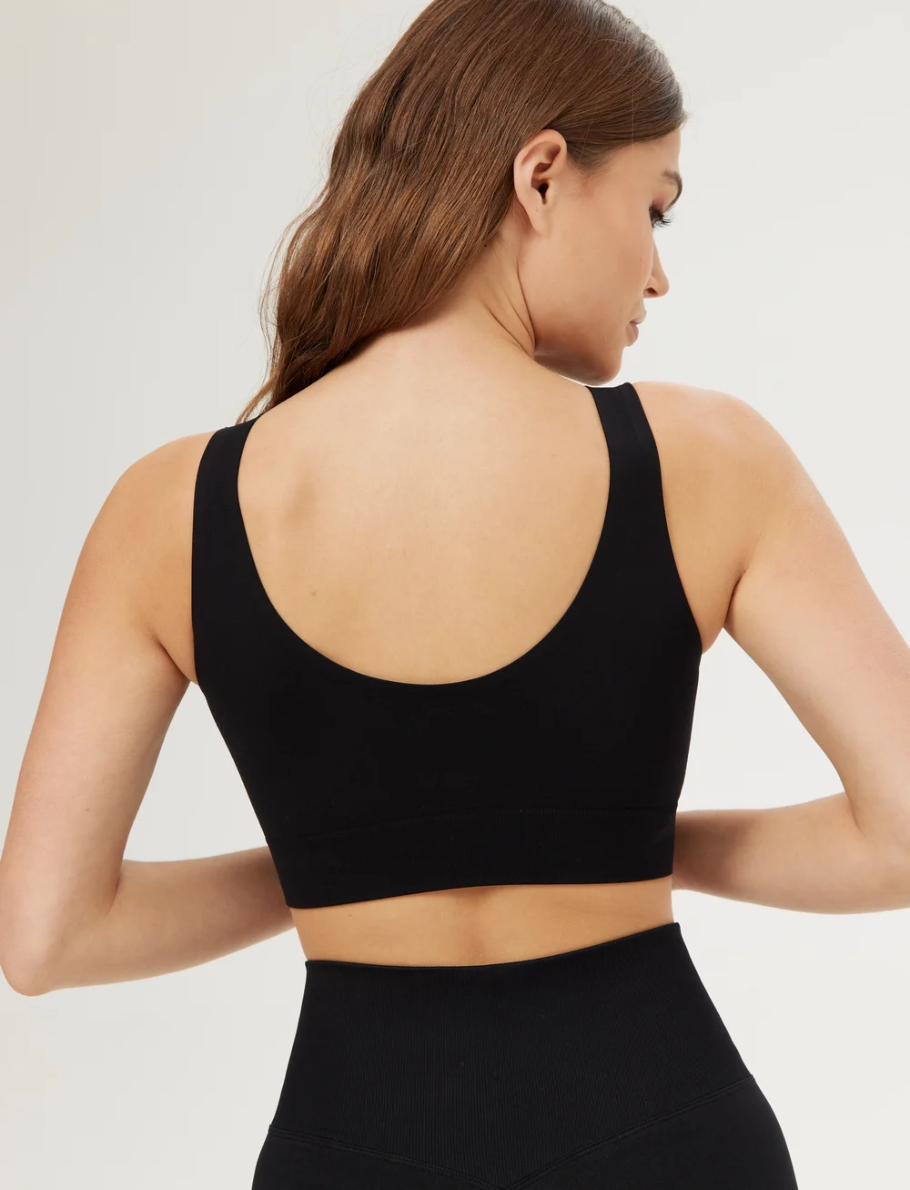 Drop of Mindfulness - FLOW BRA - keskmine toestus - black - 3