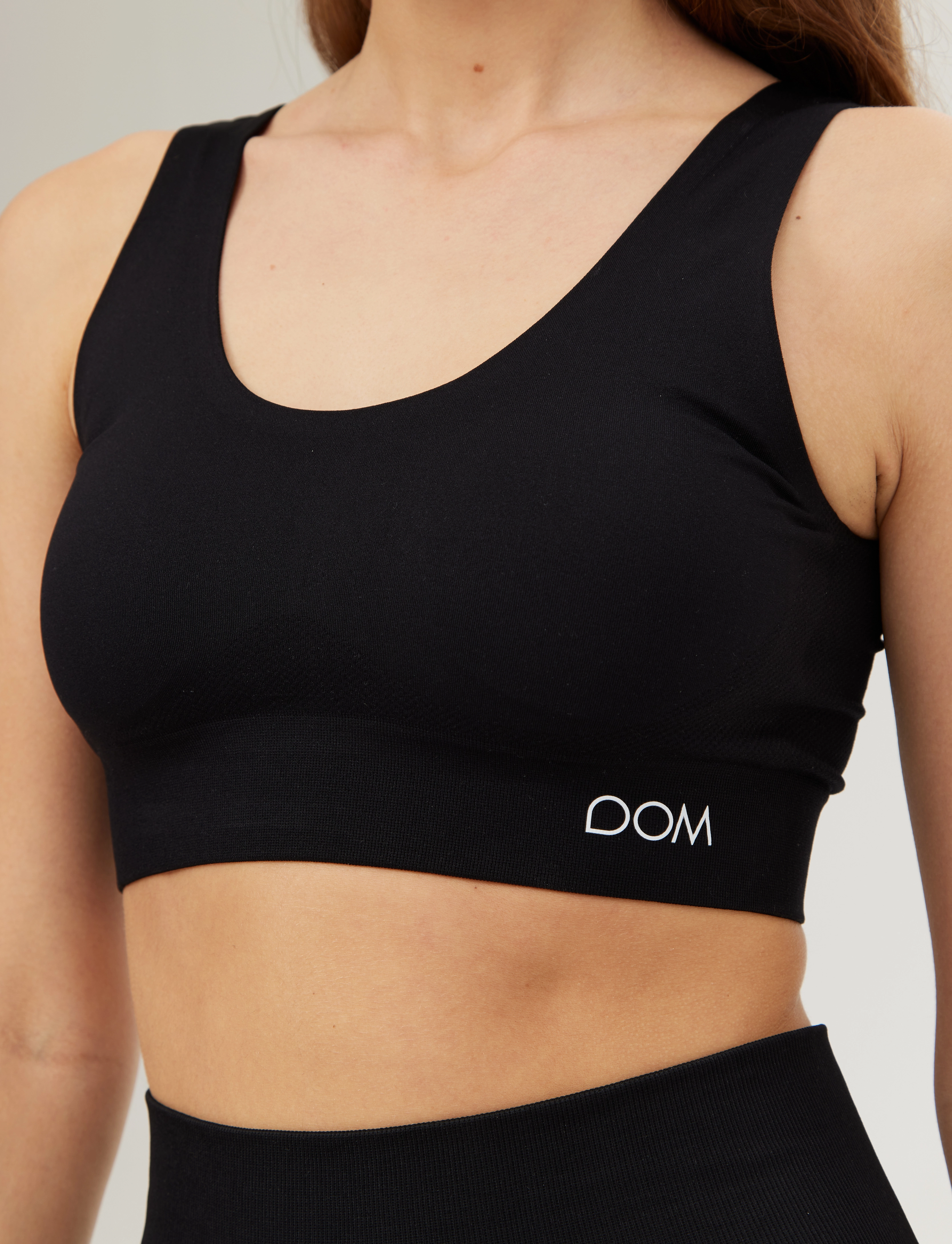Drop of Mindfulness - FLOW BRA - medium støtte - black - 4