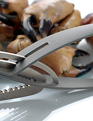 Drosselmeyer - Drosselmeyer Shellfish Cracker - seafood cutlery sets - silver - 3
