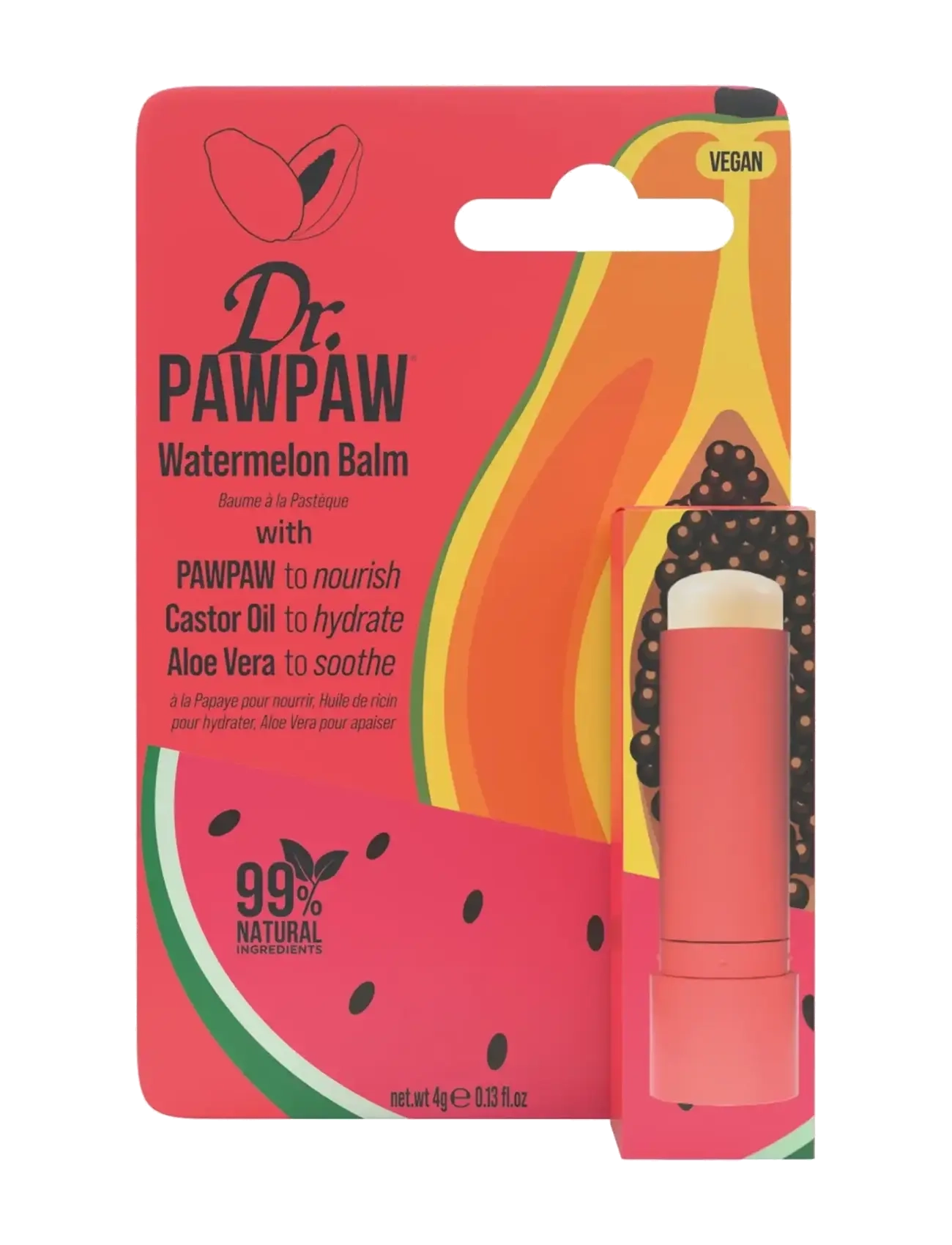 Dr.PawPaw Stick, Læbepomade, Nude, Str: 4 G