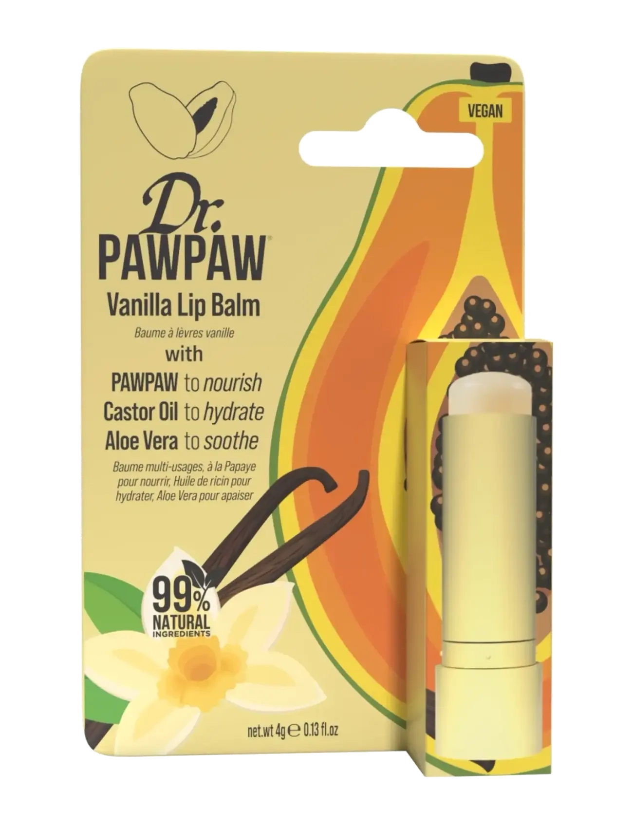 Dr.PawPaw Stick, Læbepomade, Nude, Str: 4 G