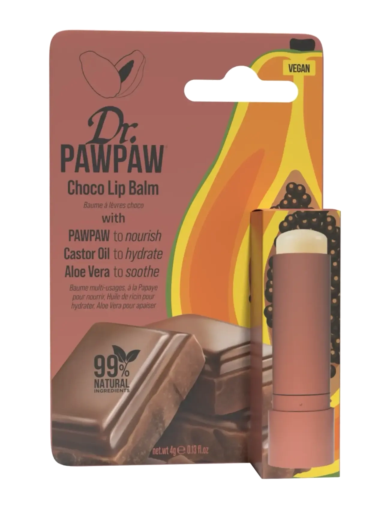 Dr.PawPaw Stick, Læbepomade, Nude, Str: 4 G