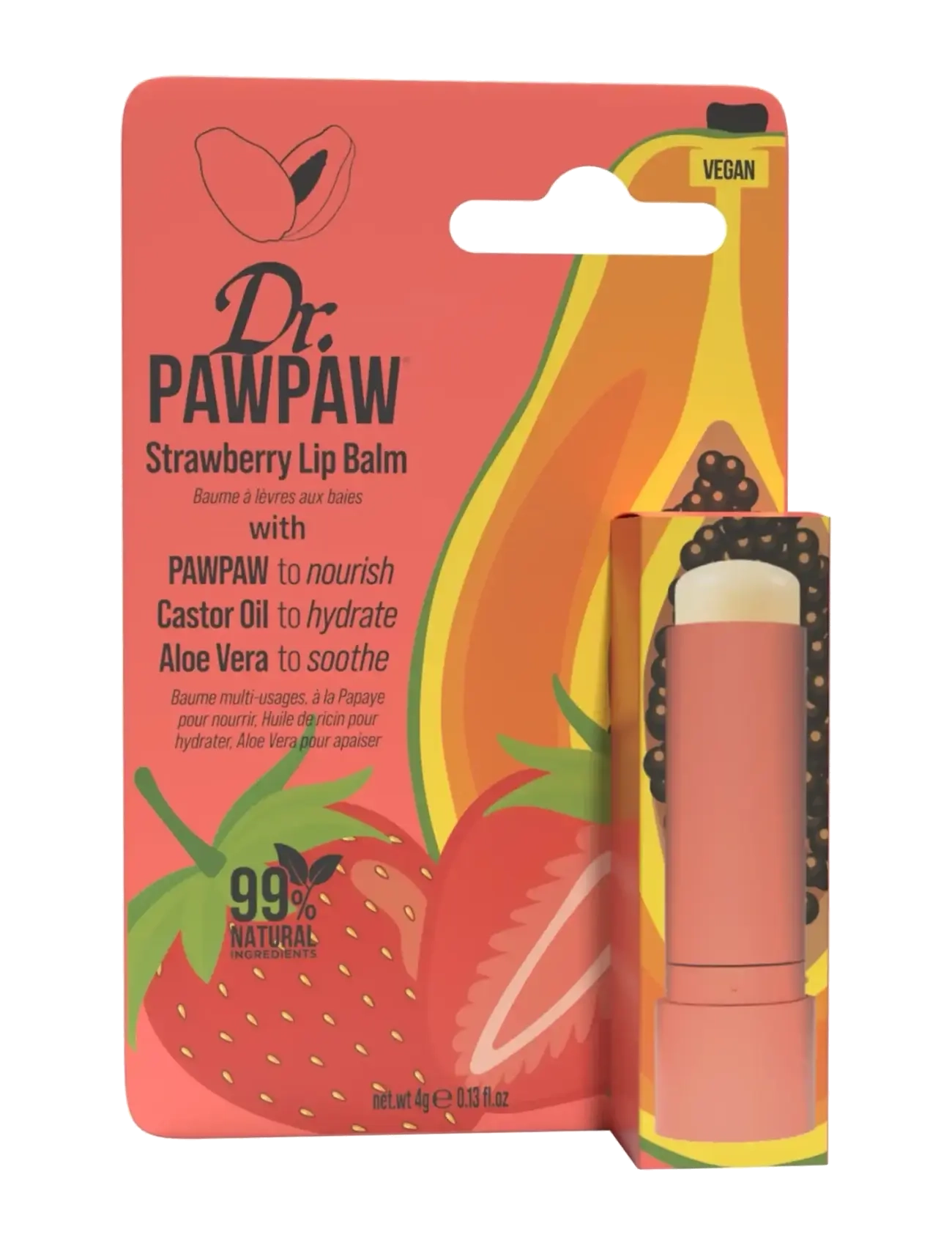 Dr.PawPaw Stick, Læbepomade, Nude, Str: 4 G
