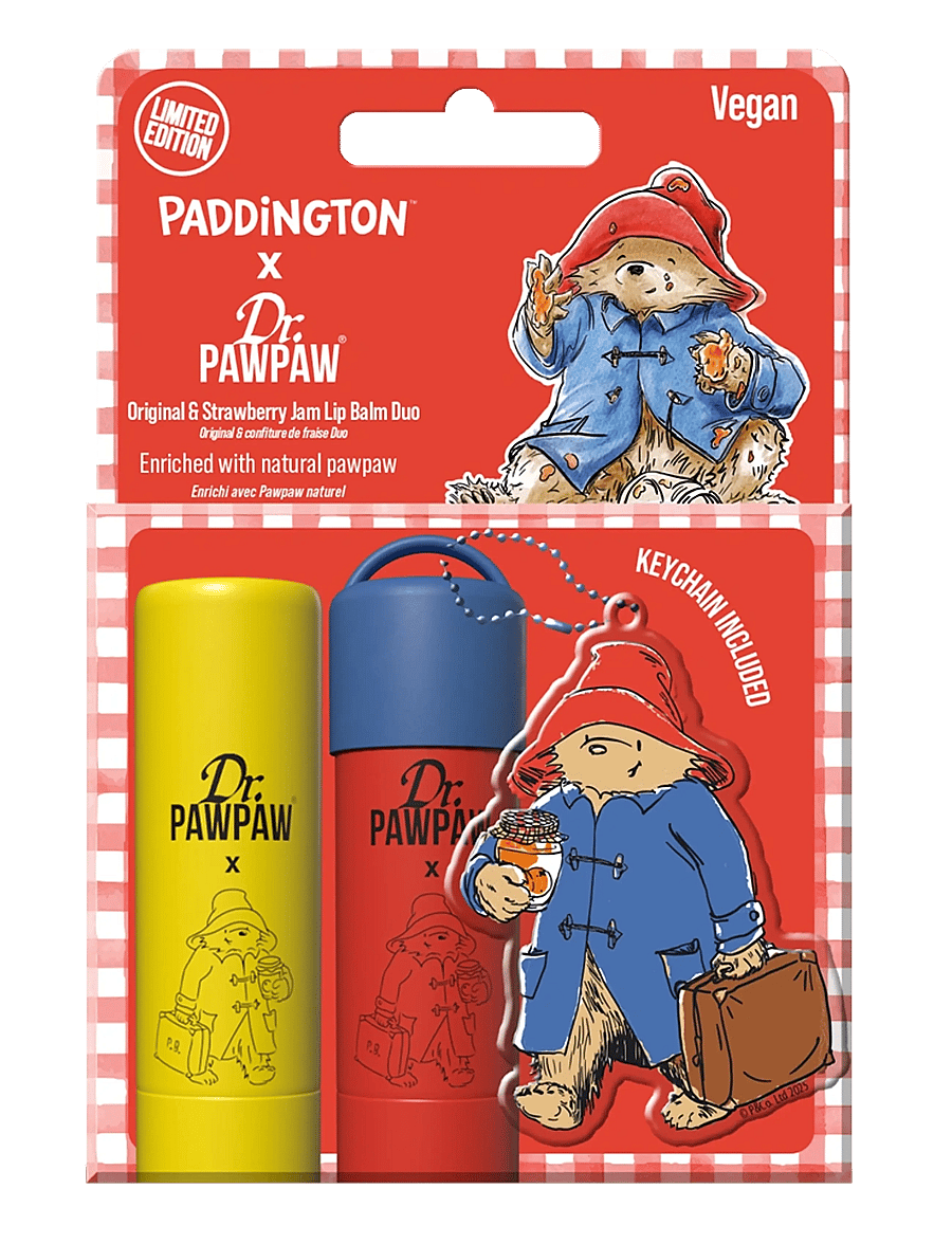 Dr.PawPaw - Dr.PAWPAW Paddington Bear Keyring Original + Strawberry Jam - huulepalsamid - clear - 0