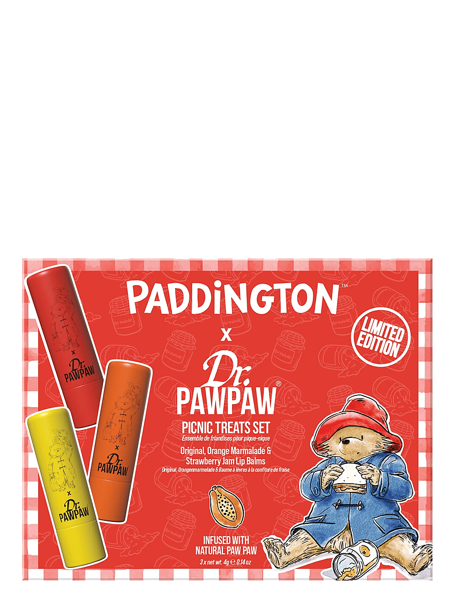Dr.PawPaw - Dr.PAWPAW Paddington Picnic Treats; Marmalade; Original & Strawberry - huulepalsamid - clear - 0