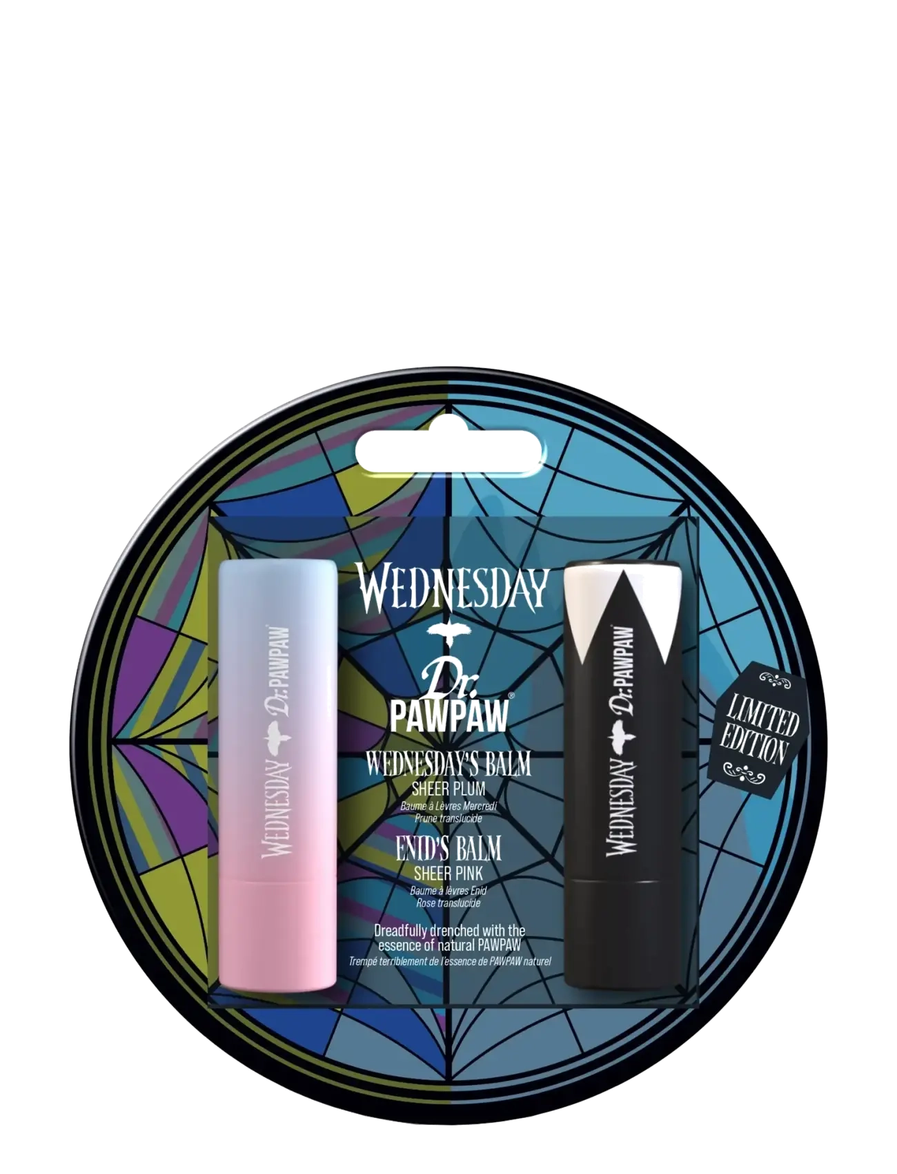Dr.PawPaw Dr.PAWPAW Wednesday Ophelia Hall Duo - Wednesday & Enid Balms - Huuled - SHEER PINK & SHEER PLUM / pink/rose