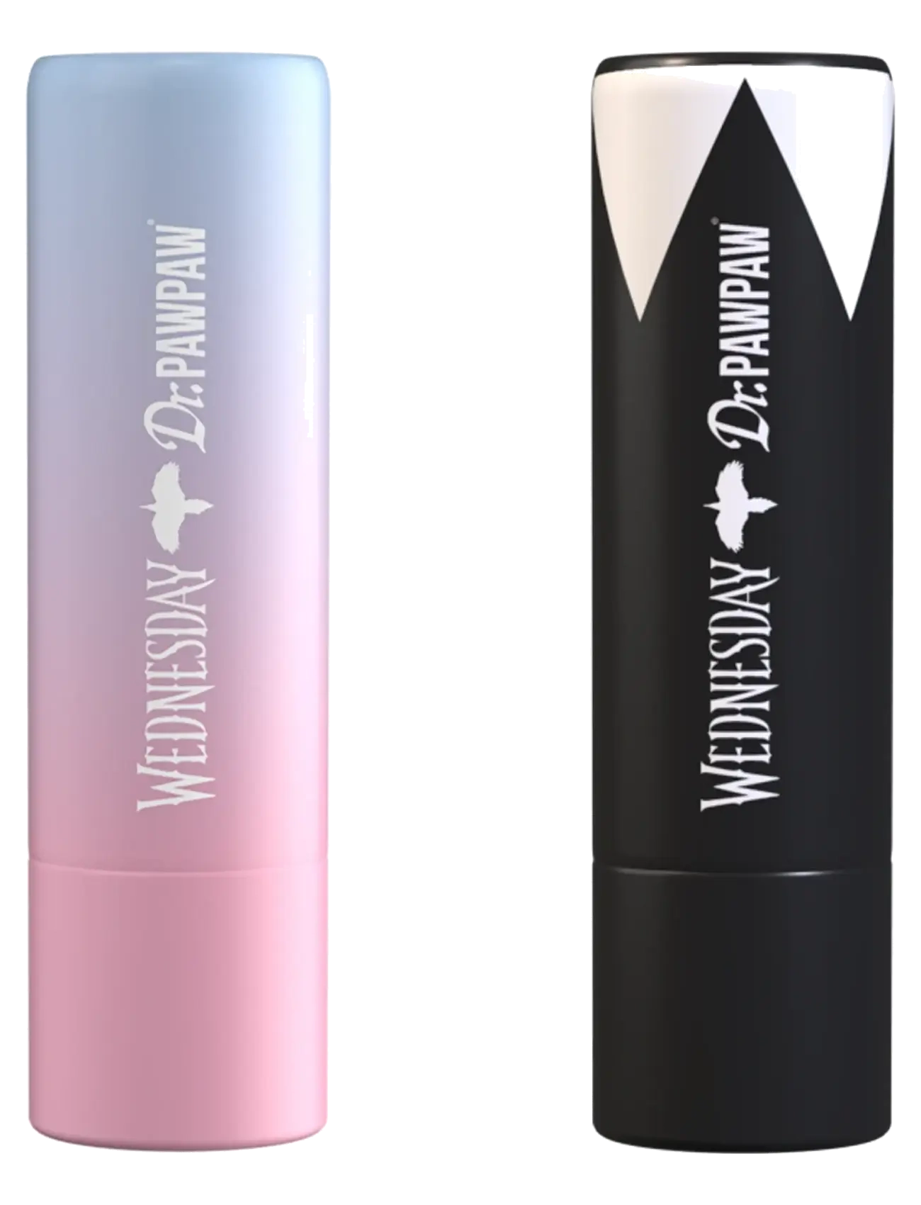 Dr.PawPaw - Dr.PAWPAW Wednesday Ophelia Hall Duo - Wednesday & Enid Balms - lip balm - sheer pink & sheer plum - 2