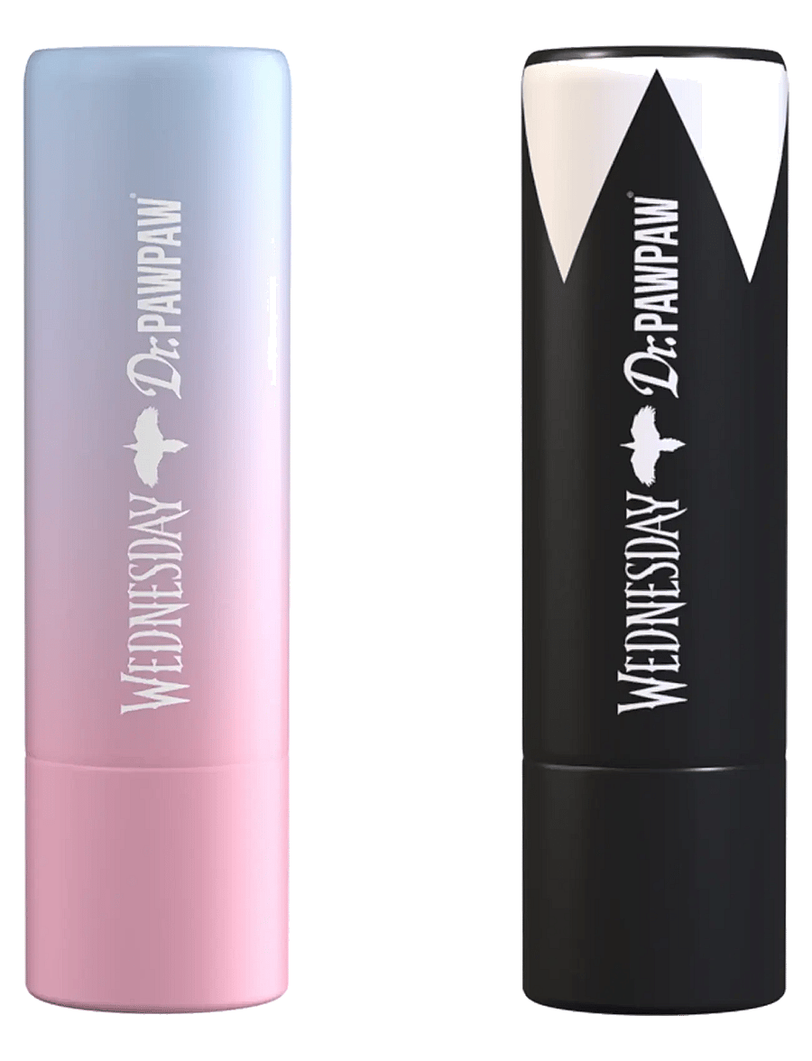 Dr.PawPaw - Dr.PAWPAW Wednesday Ophelia Hall Duo - Wednesday & Enid Balms - läppbalsam - sheer pink & sheer plum - 2