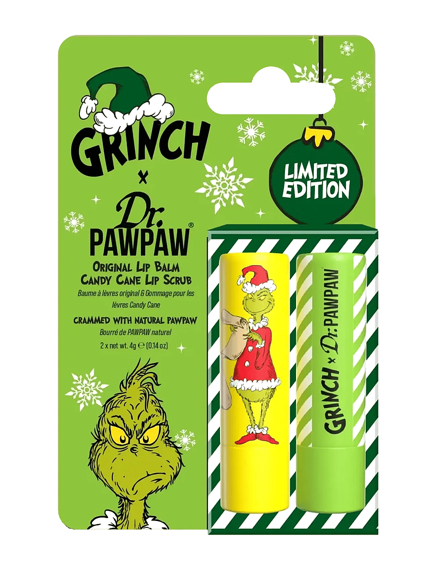 Dr.PawPaw - Dr.PAWPAW The Grinch Sugar Scrub Stick & Original Duo - huulepalsamid - clear - 0