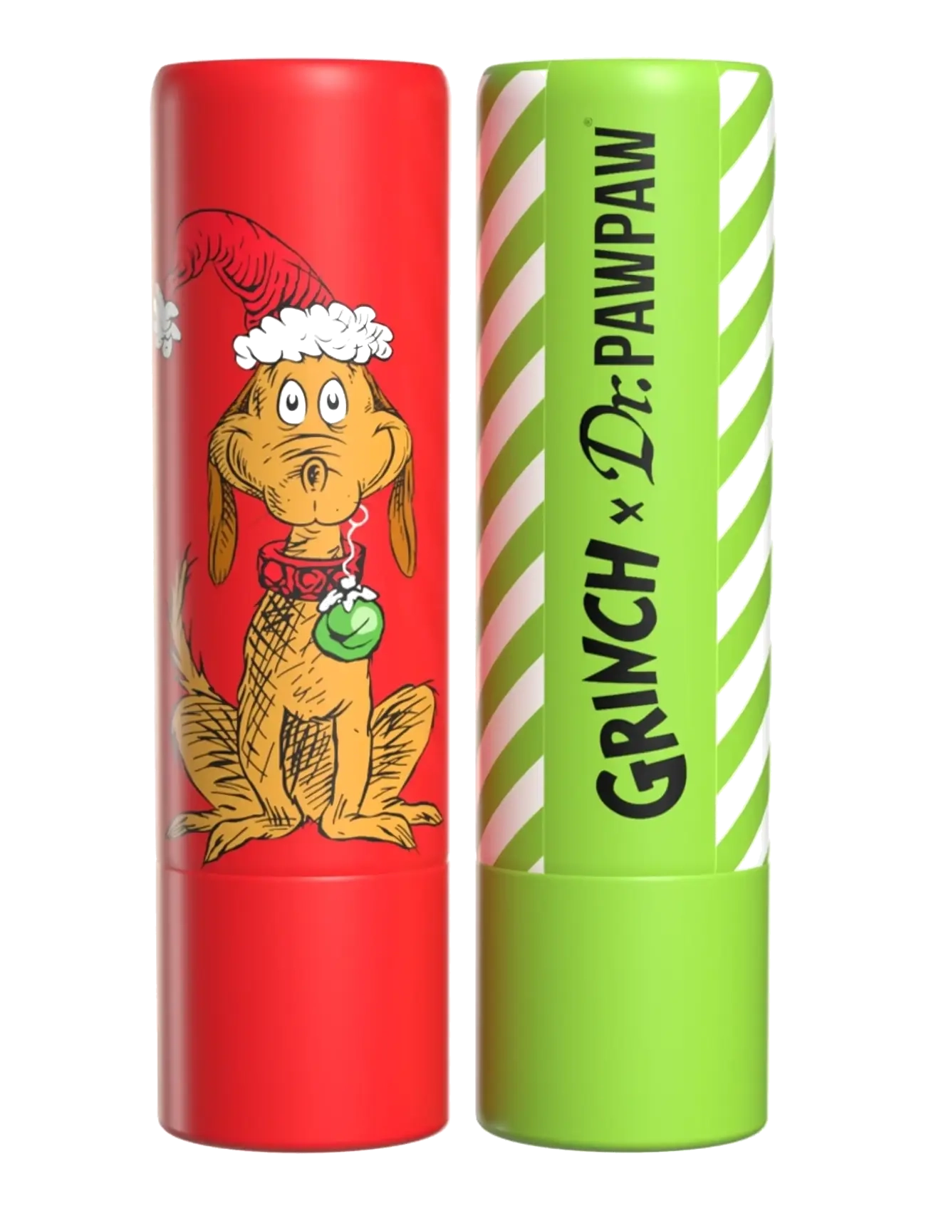 Dr.PawPaw - Dr.PAWPAW The Grinch Sugar Scrub Stick & Ultimate Red Duo - læbepomade - ultimate red - 1