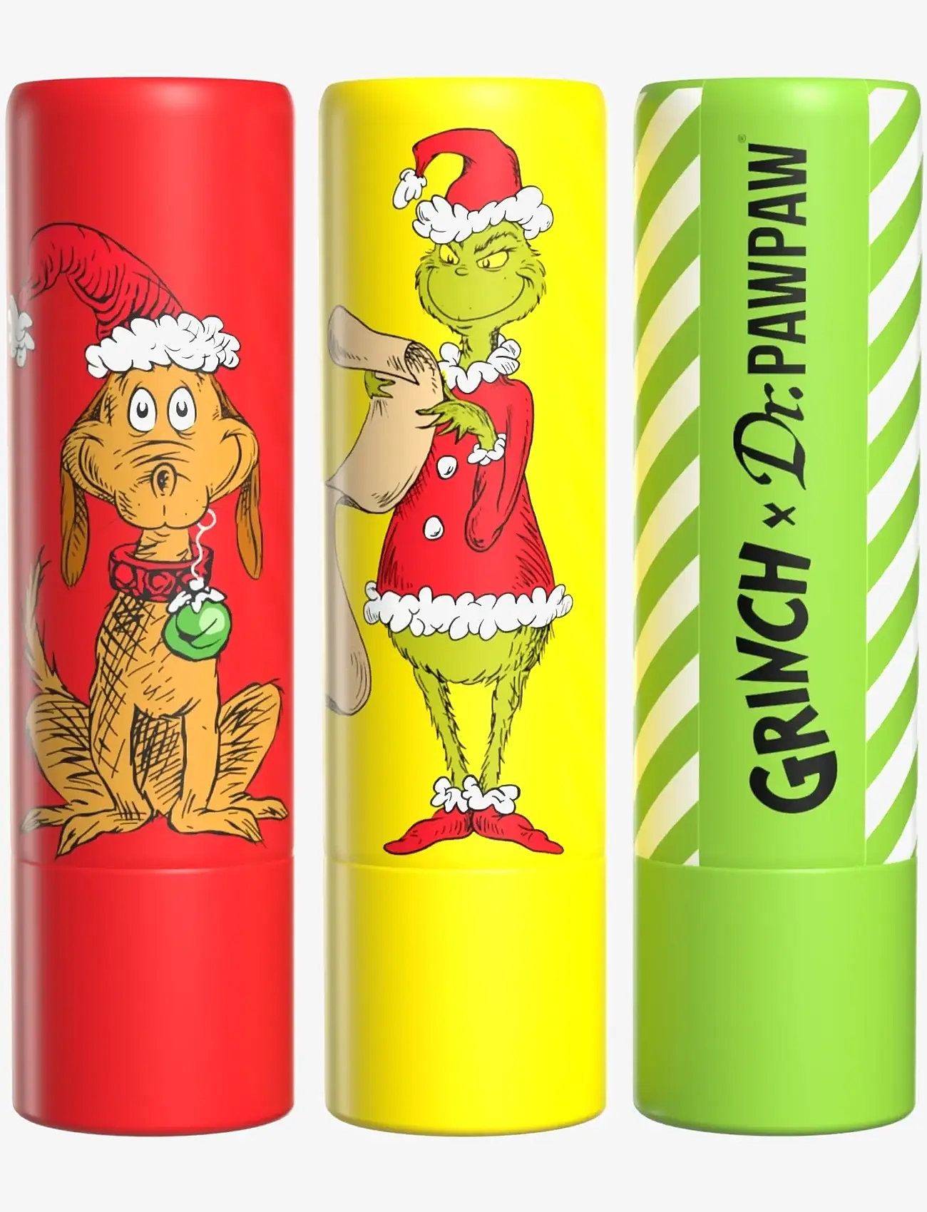 Dr.PawPaw - Dr.PAWPAW The Grinch Ultimate Red, Sugar Scrub Balm, Original + Gift - läppskrubb - ultimate red & clear - 2