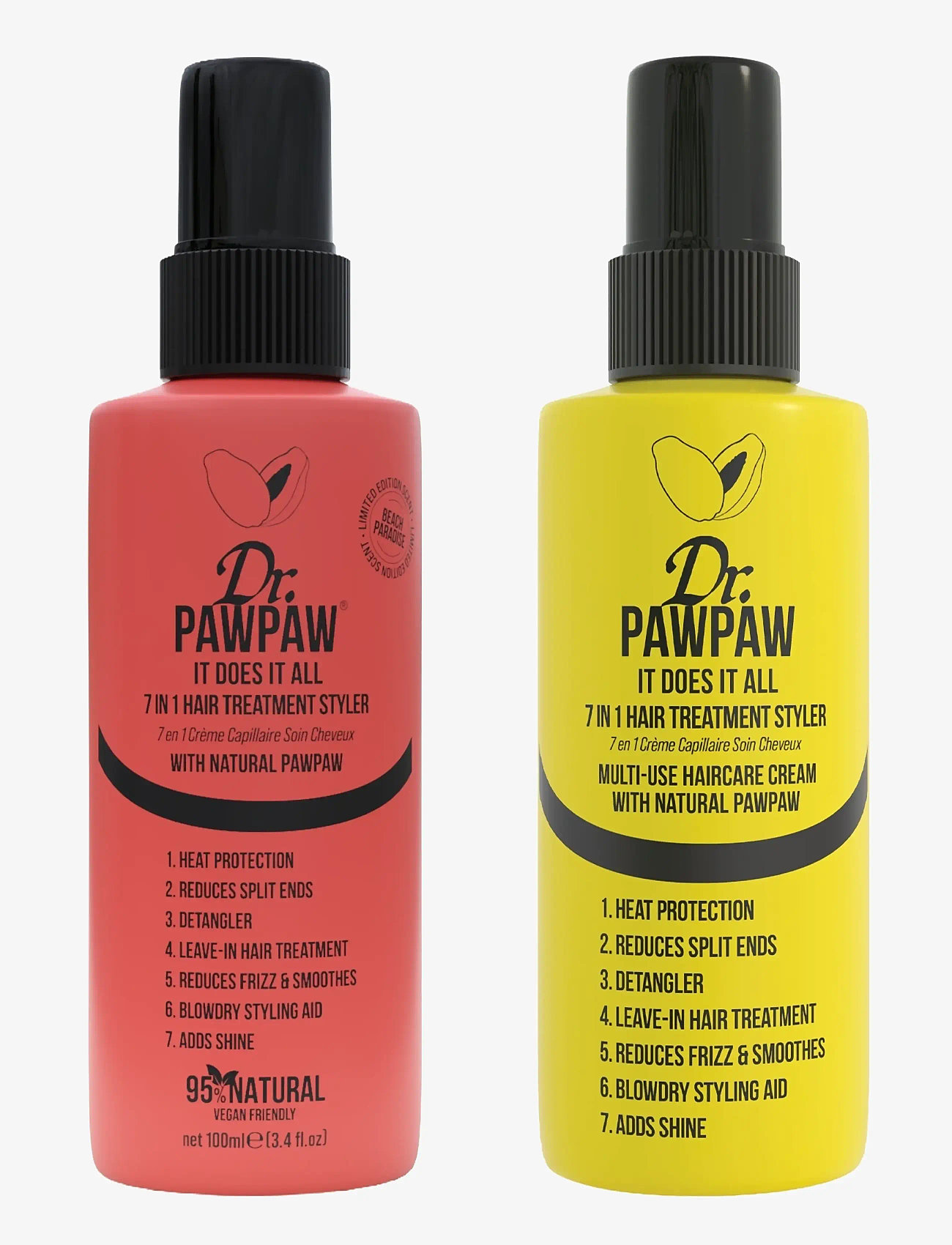 Dr.PawPaw - Dr.PAWPAW It Does It All - 7 in 1 Hair Treatment Styler Duo Pack - gåvoset - clear - 1