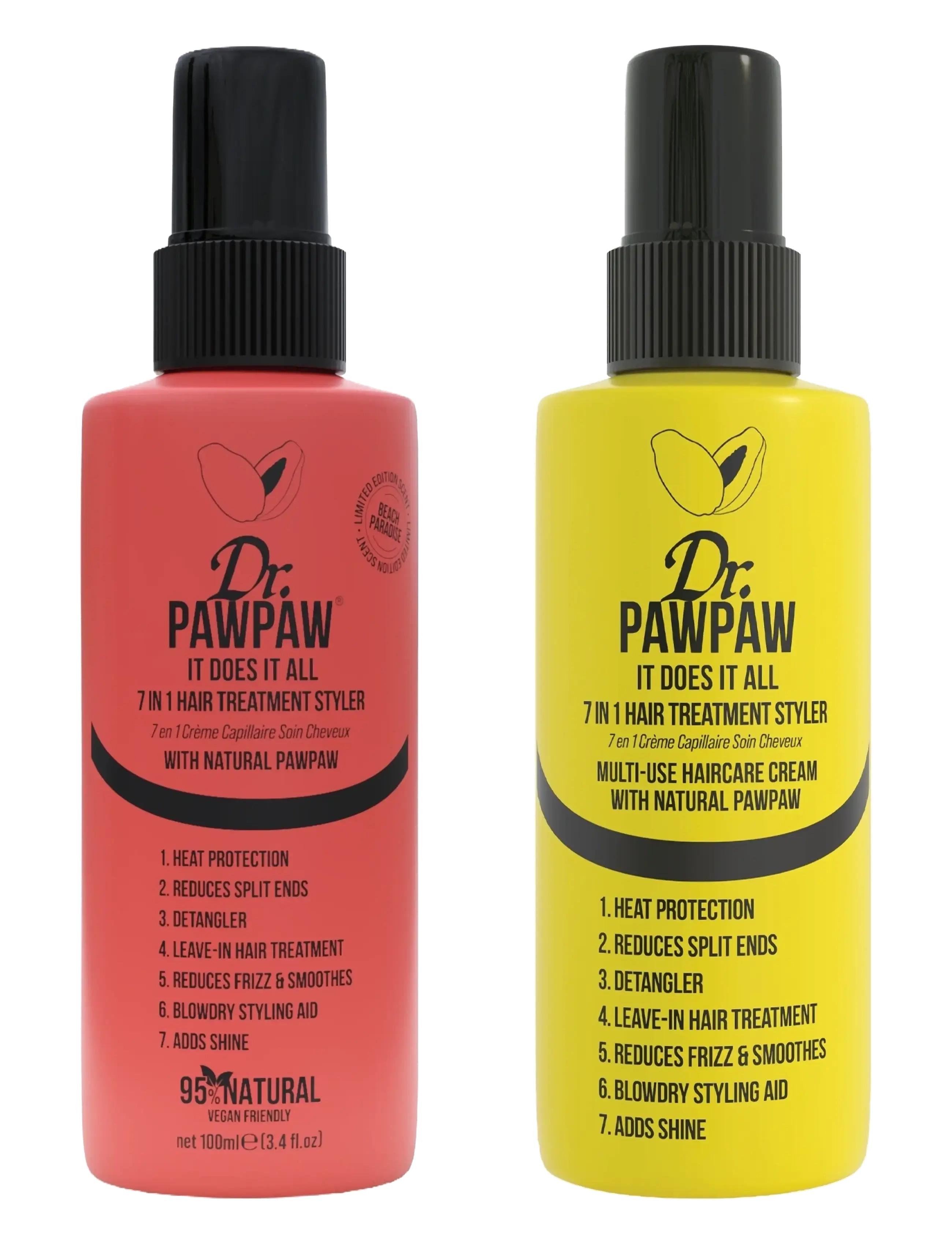 Dr.PawPaw - Dr.PAWPAW It Does It All - 7 in 1 Hair Treatment Styler Duo Pack - giftset - clear - 1