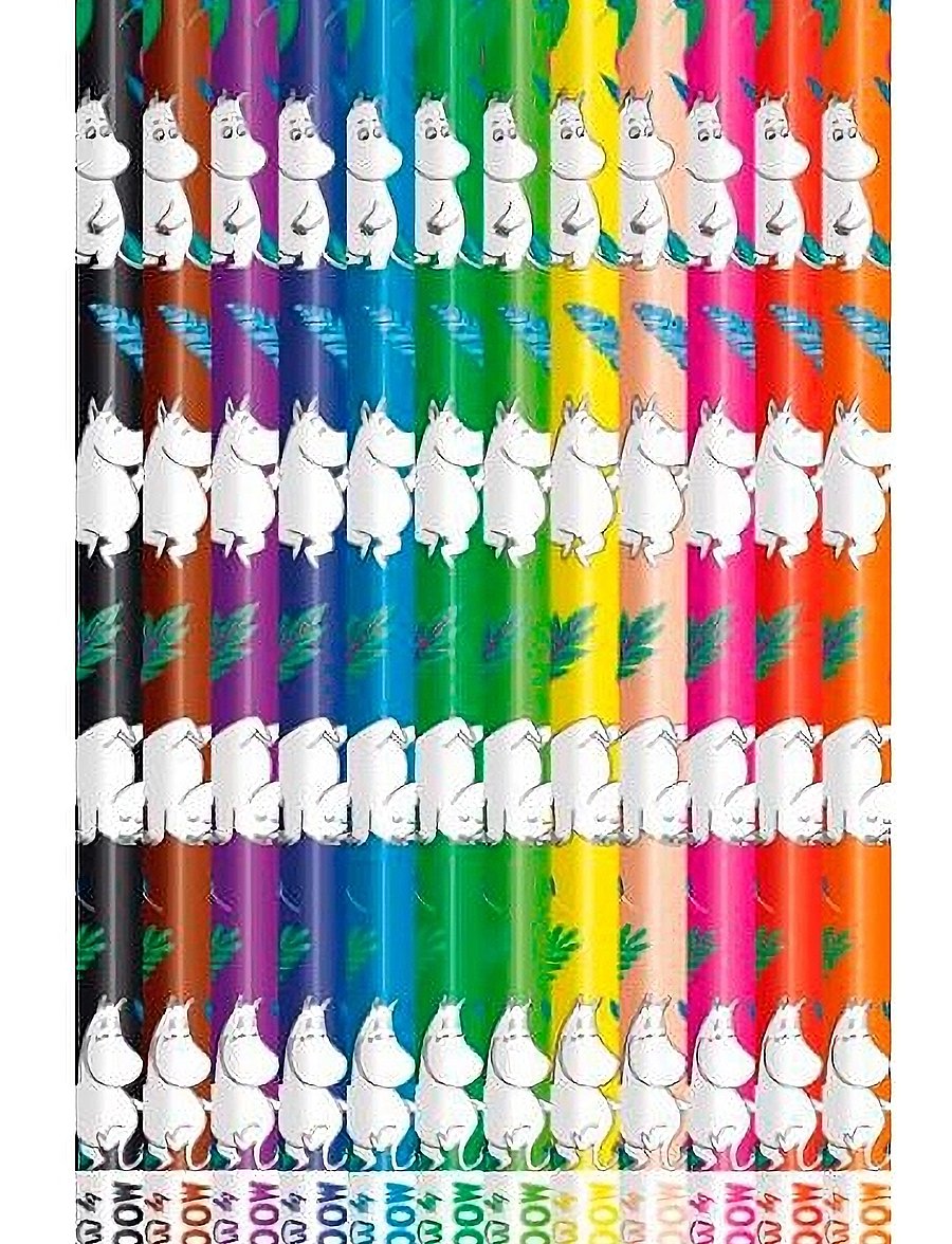 Dsignhouse Moomin - Moomin wood coloured pencils fsc x12 - värvipliiatsid - multicolor - 0