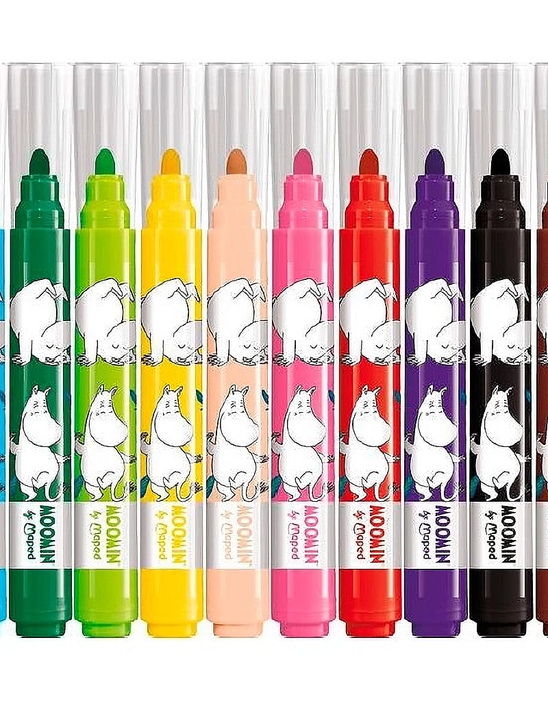 Dsignhouse Moomin - Moomin jumbo felt-pens x12 cardbox - pliiatsid - multicolor - 0