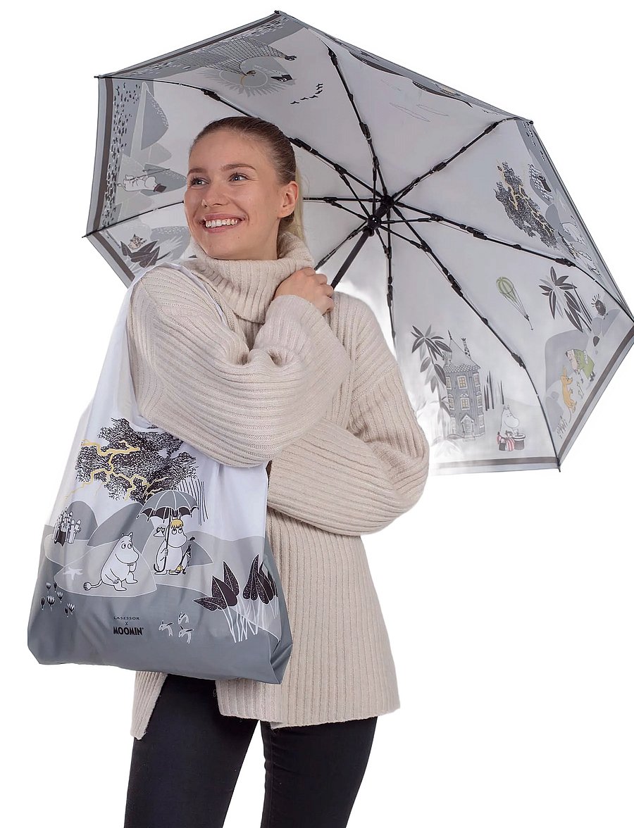 Dsignhouse Moomin - Moomin ecobag Moomin on Island white/grey - tote somas - multi-coloreed - 3